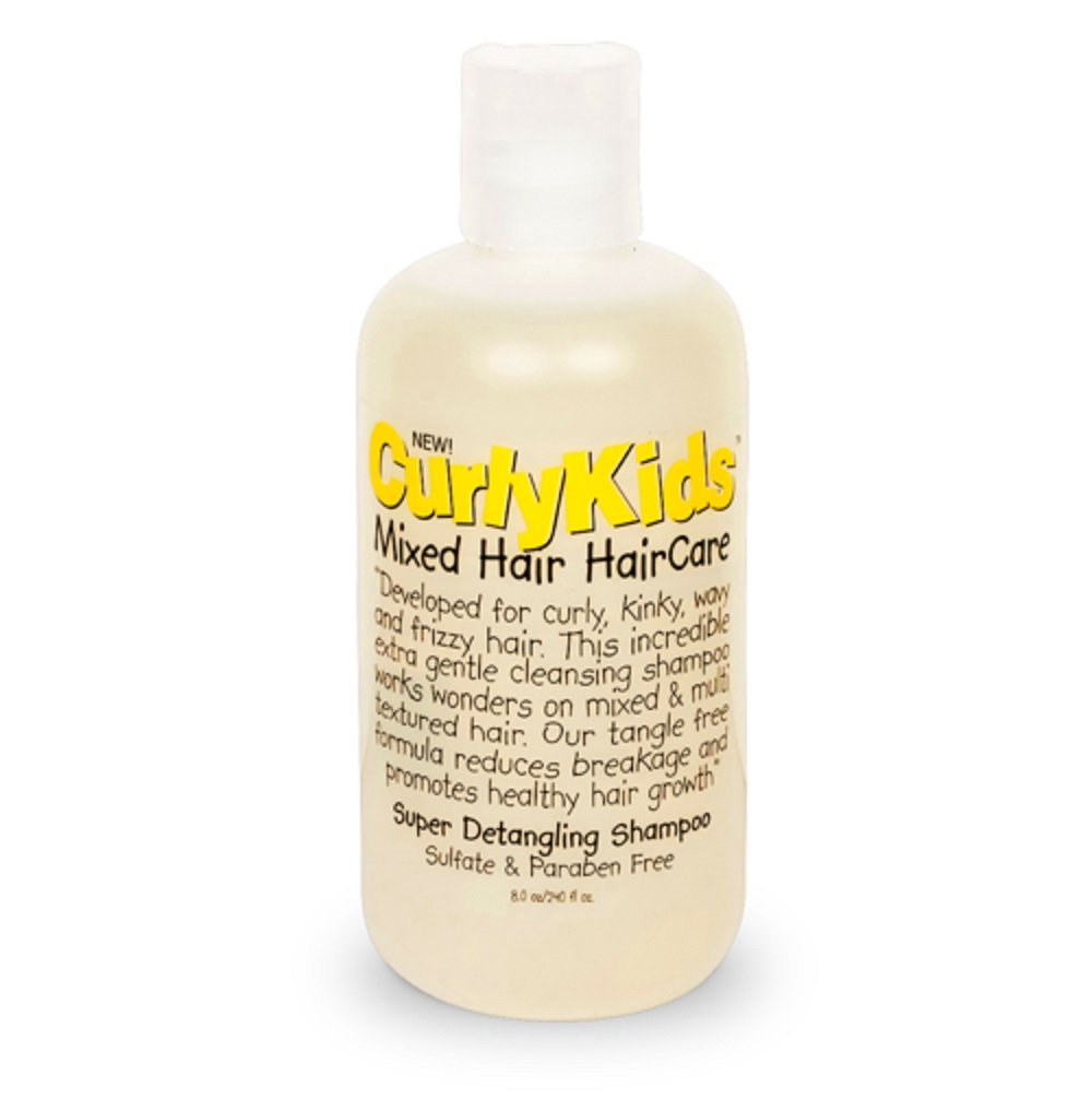 Curlykids Mixed Haircare Super Detangling Shampoo Yellow 8 Fl Oz