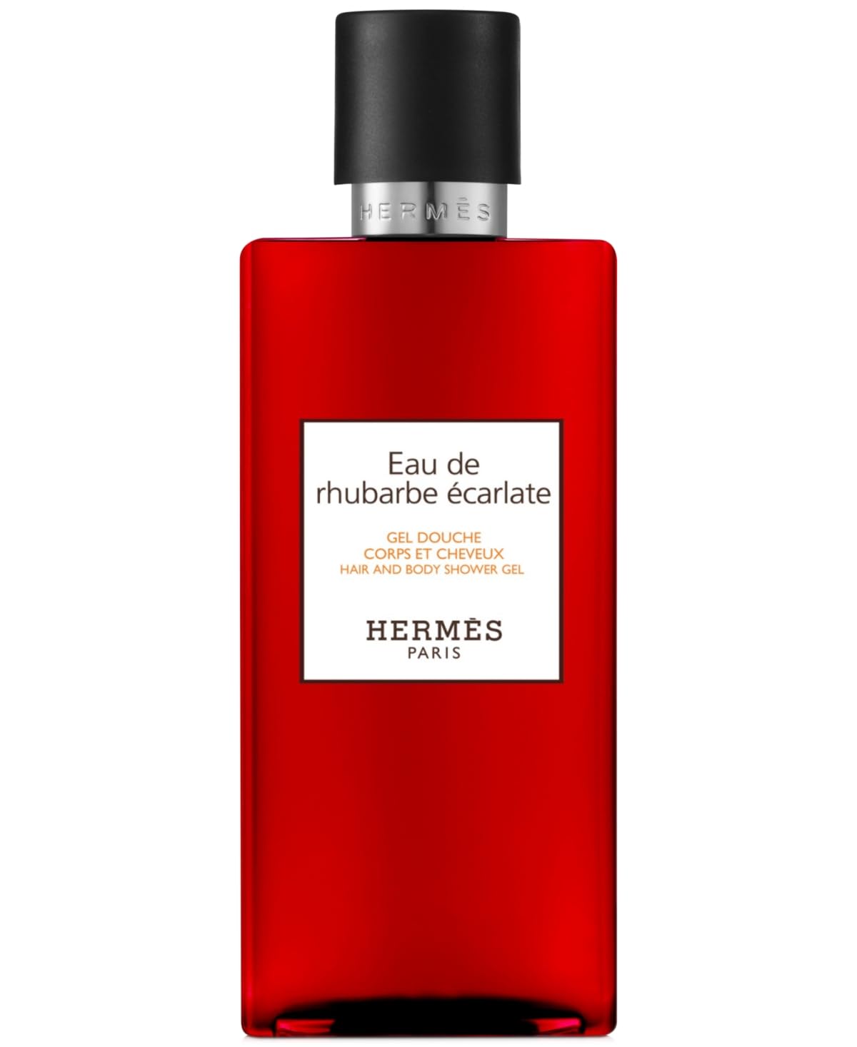 [Shower Gel] Hermes Eau de Rhubarbe Ecarlate Refillable Hair Body Shower Gel 6.5 oz