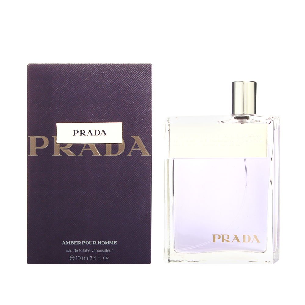Prada Amber Pour Homme Men Eau de Toilette by Prada For Men 3.4 oz