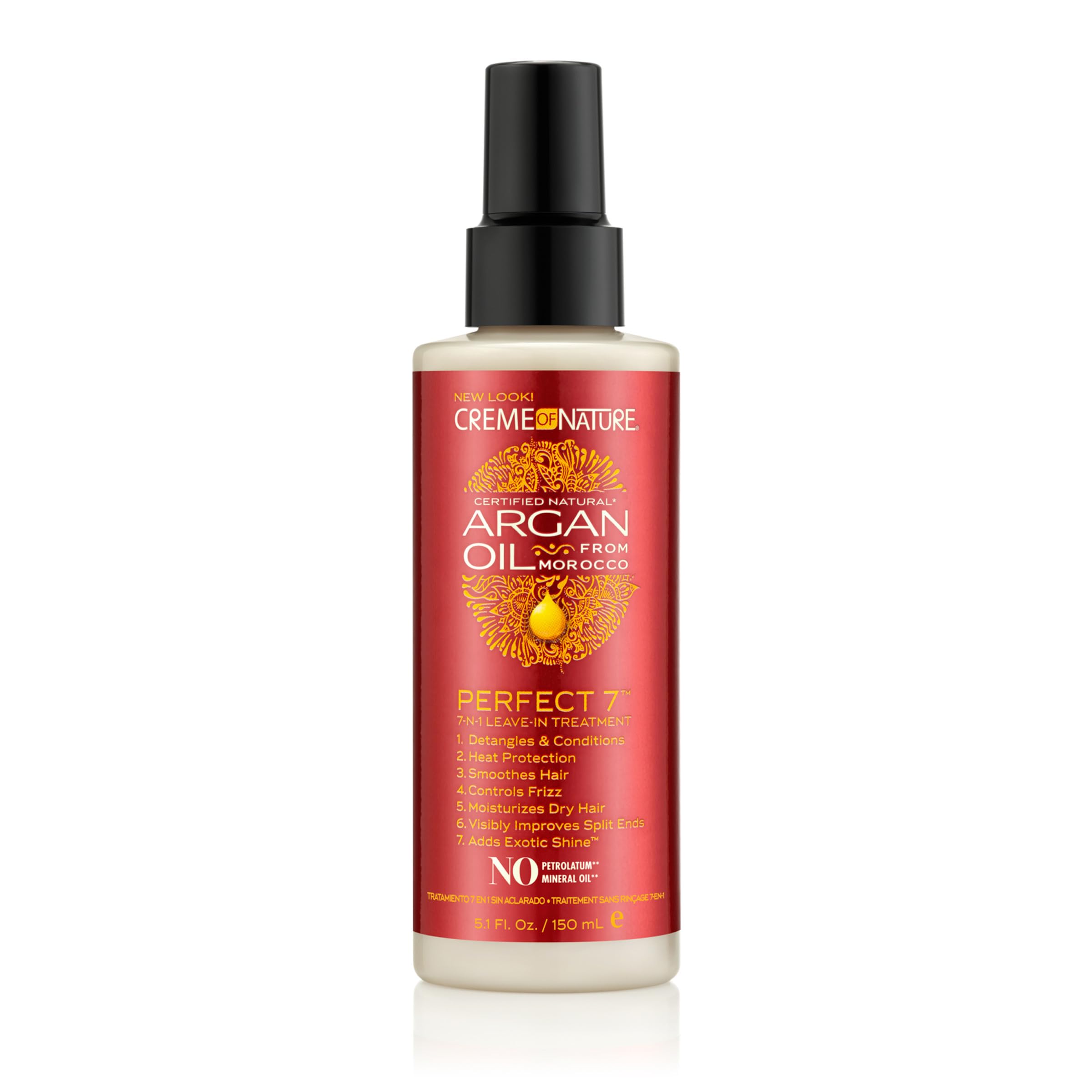 Creme of Nature Perfect 7™ Leave In Treatment 7 In 1 for Frizz Control Protects