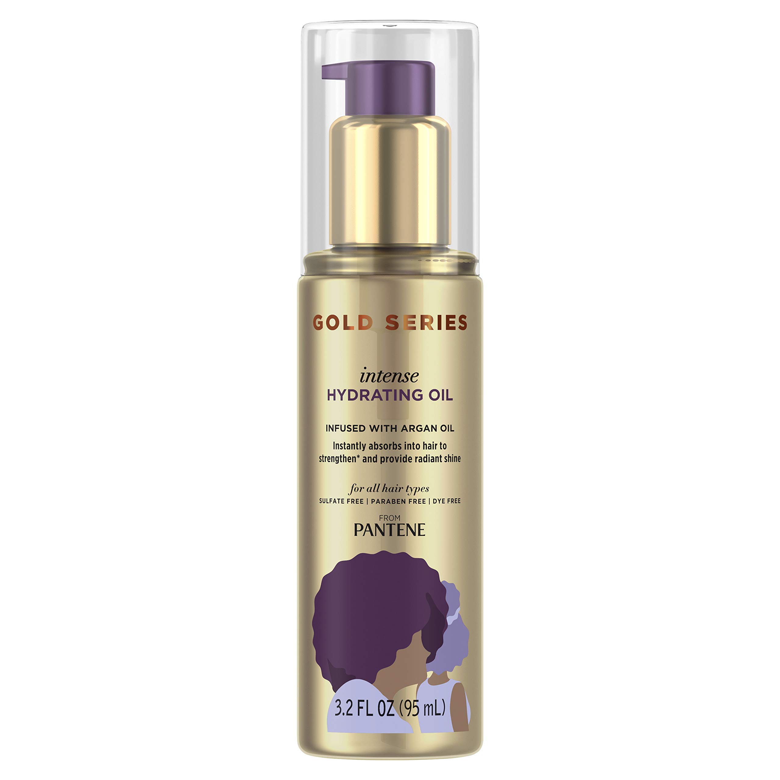 Pantene Gold Series Intense Hydrating Oil All Hair Types 3.2 Fl Oz