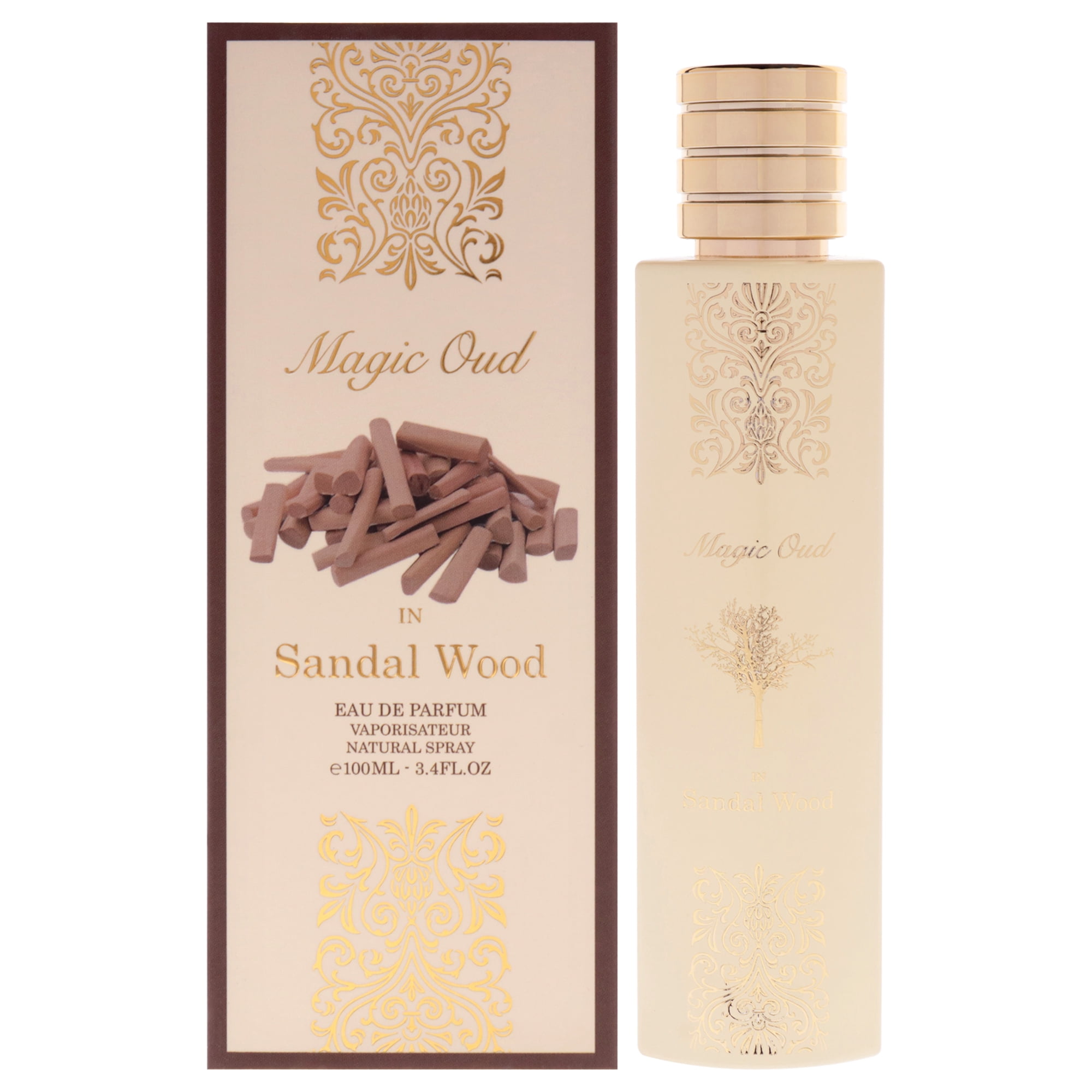 Paris Corner Magic Oud Sandalwood by Paris Corner for Unisex EDP Spray 3.4 oz