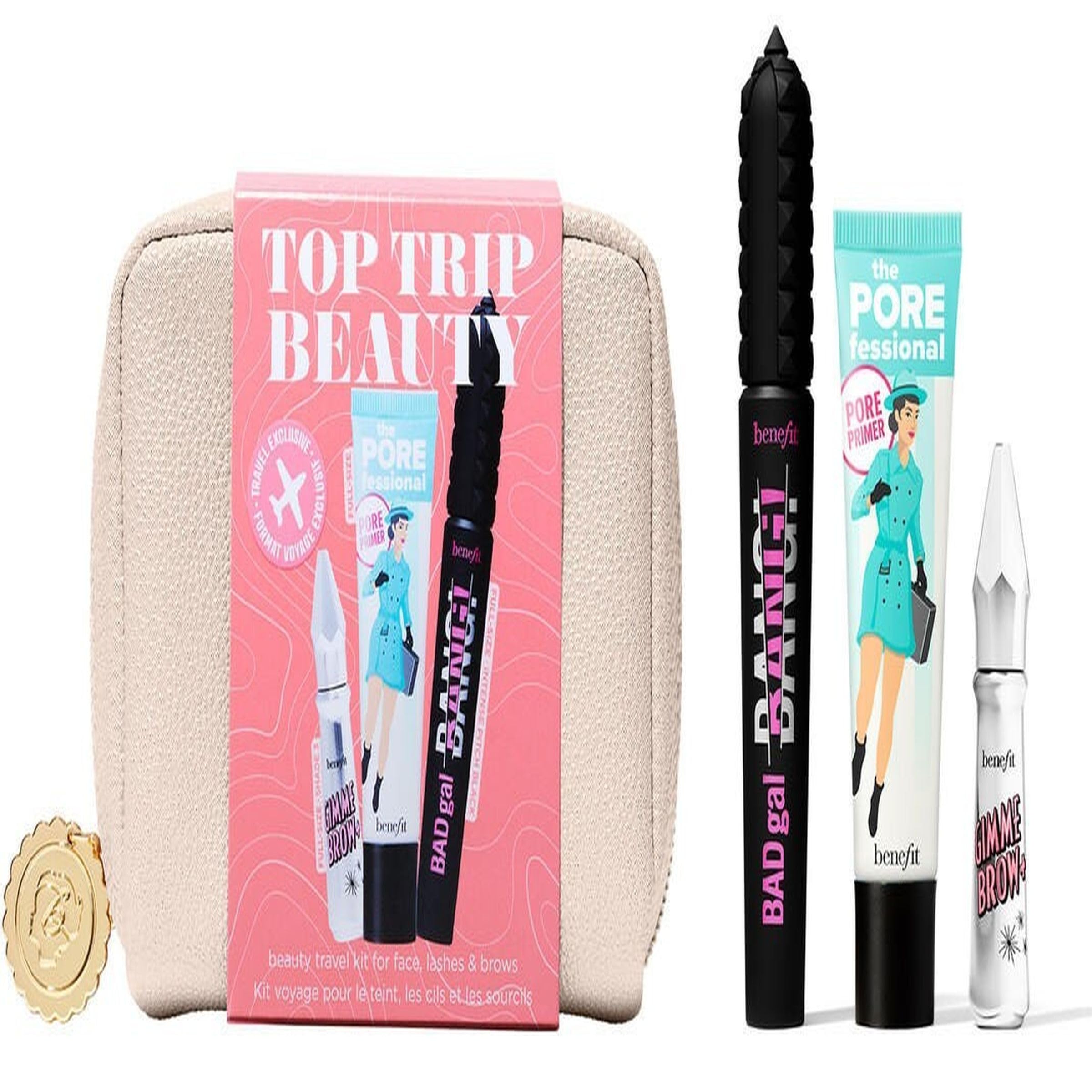 [Set] Benefit Top Trip 4 Piece Set 0.74 oz