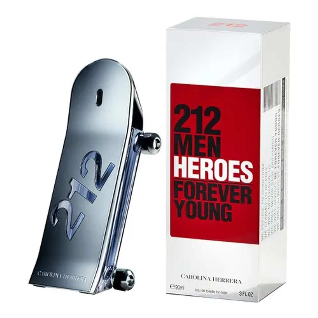 [Tester] Carolina Herrera 212 Heroes Forever Young Tester For Men EDT 3 oz
