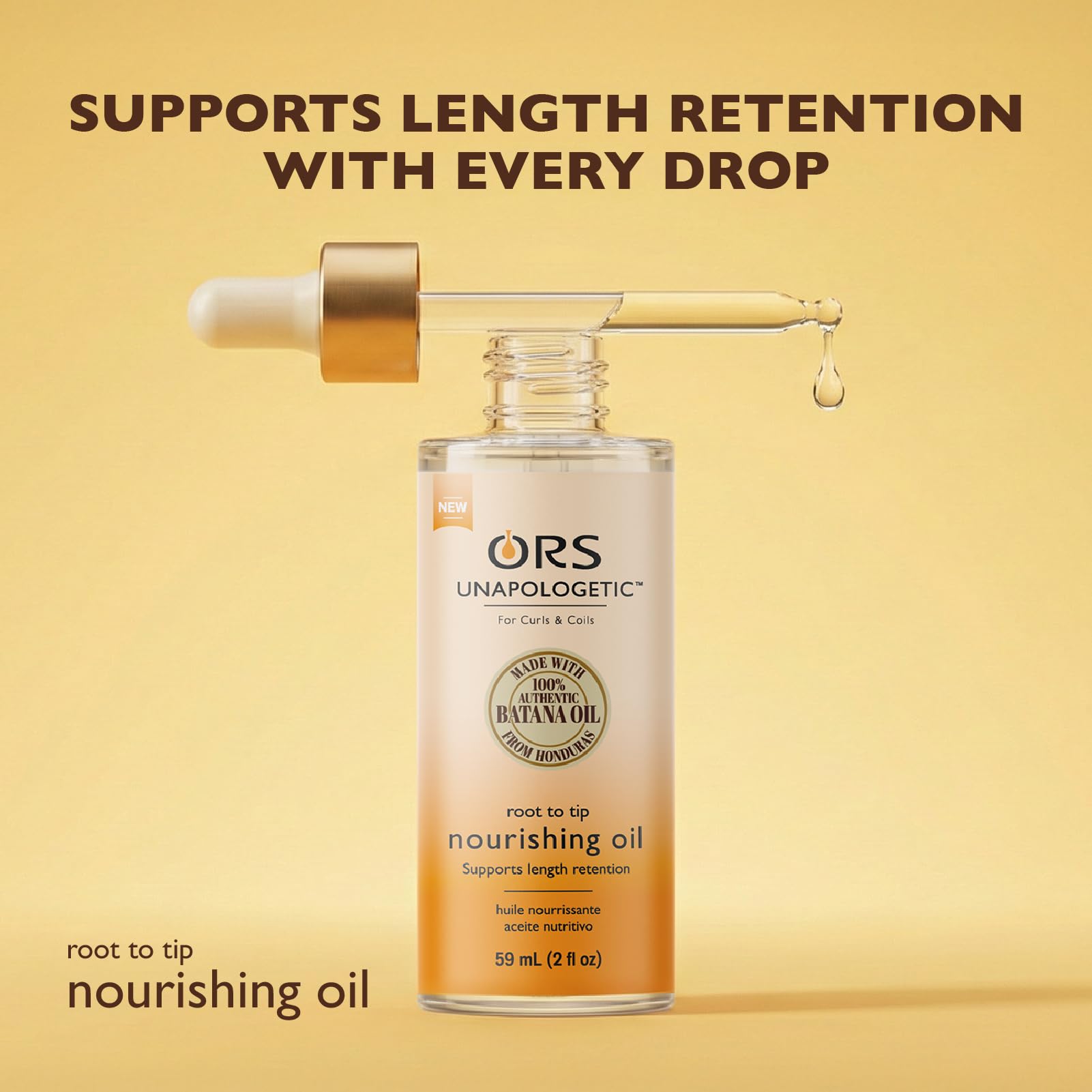 Ors Unapologetic Root To Tip Nourishing Hair Scalp Oil 2 oz