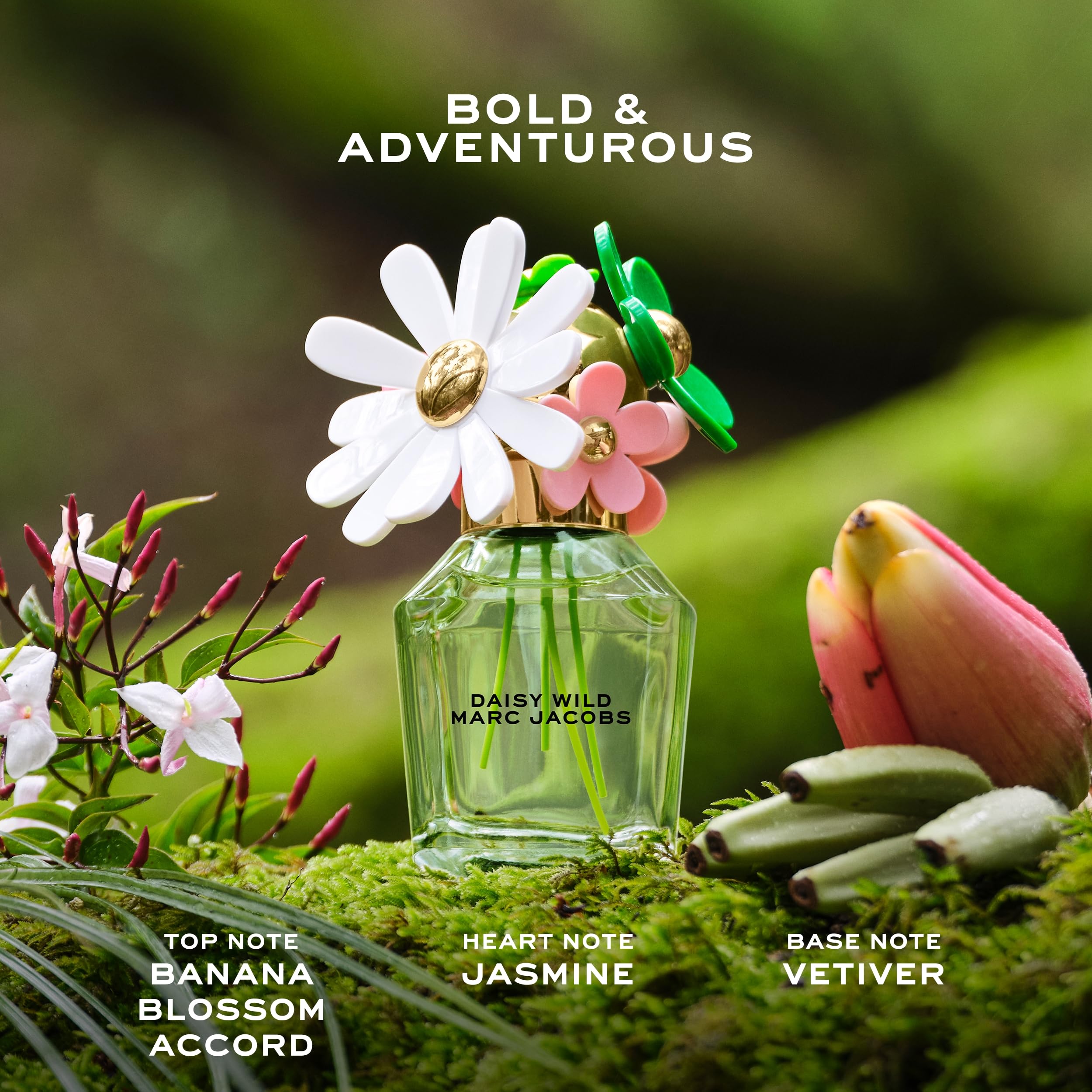 Daisy Wild Adventurous Floral With Notes of Banana Blossom Accord Jasmine