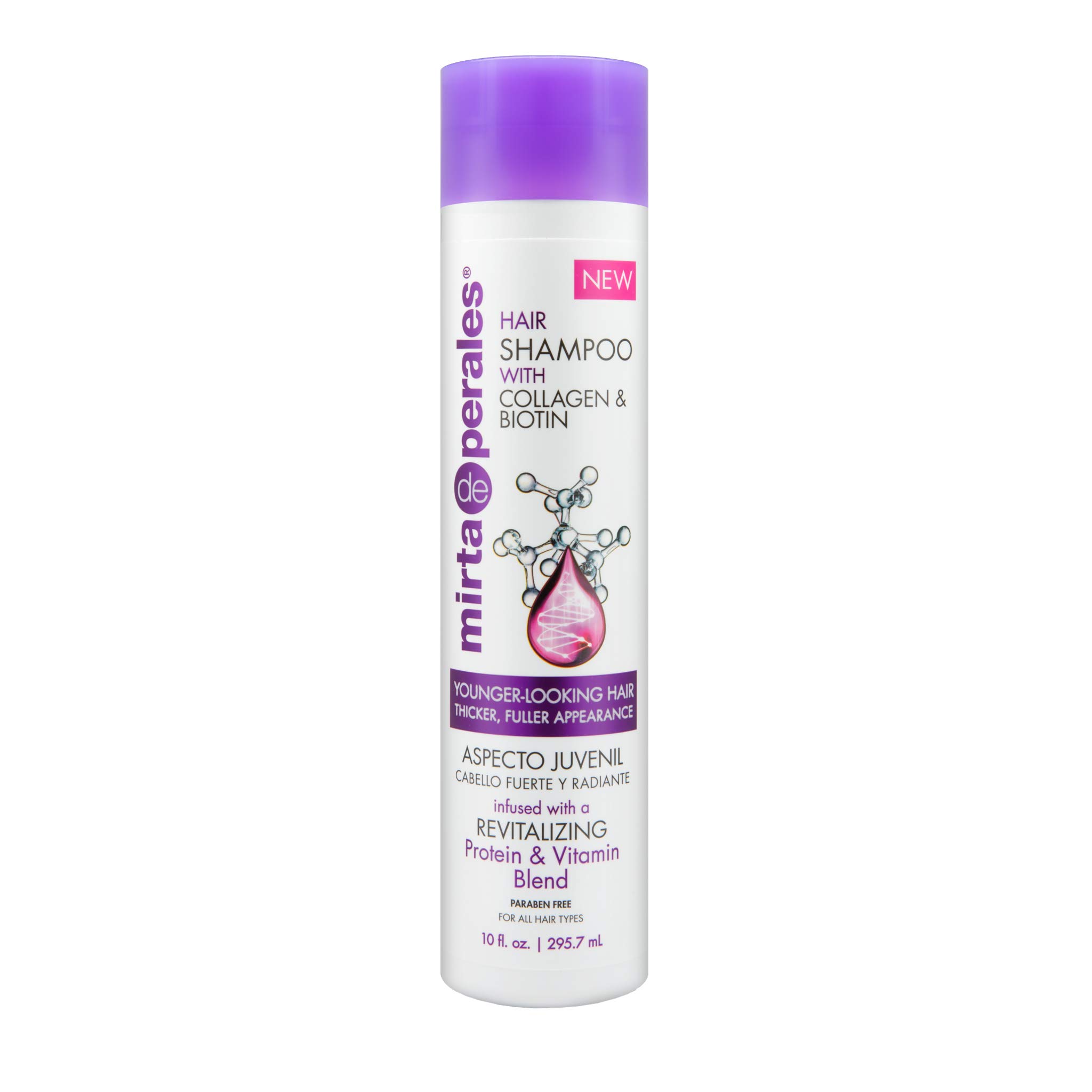 Mirta de Perales Younger Looking Shampoo Formula With Collagen Biotin . for