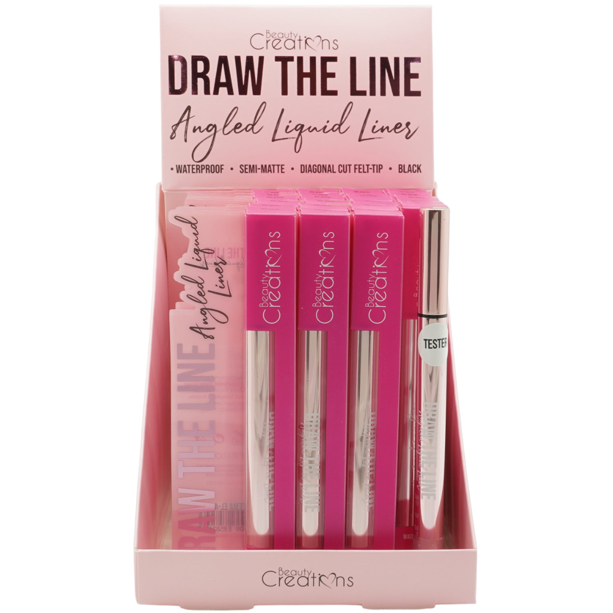 (23-pack) Overachiever Angled Liquid Liner by BEAUTY CREATIONS COSMETICS