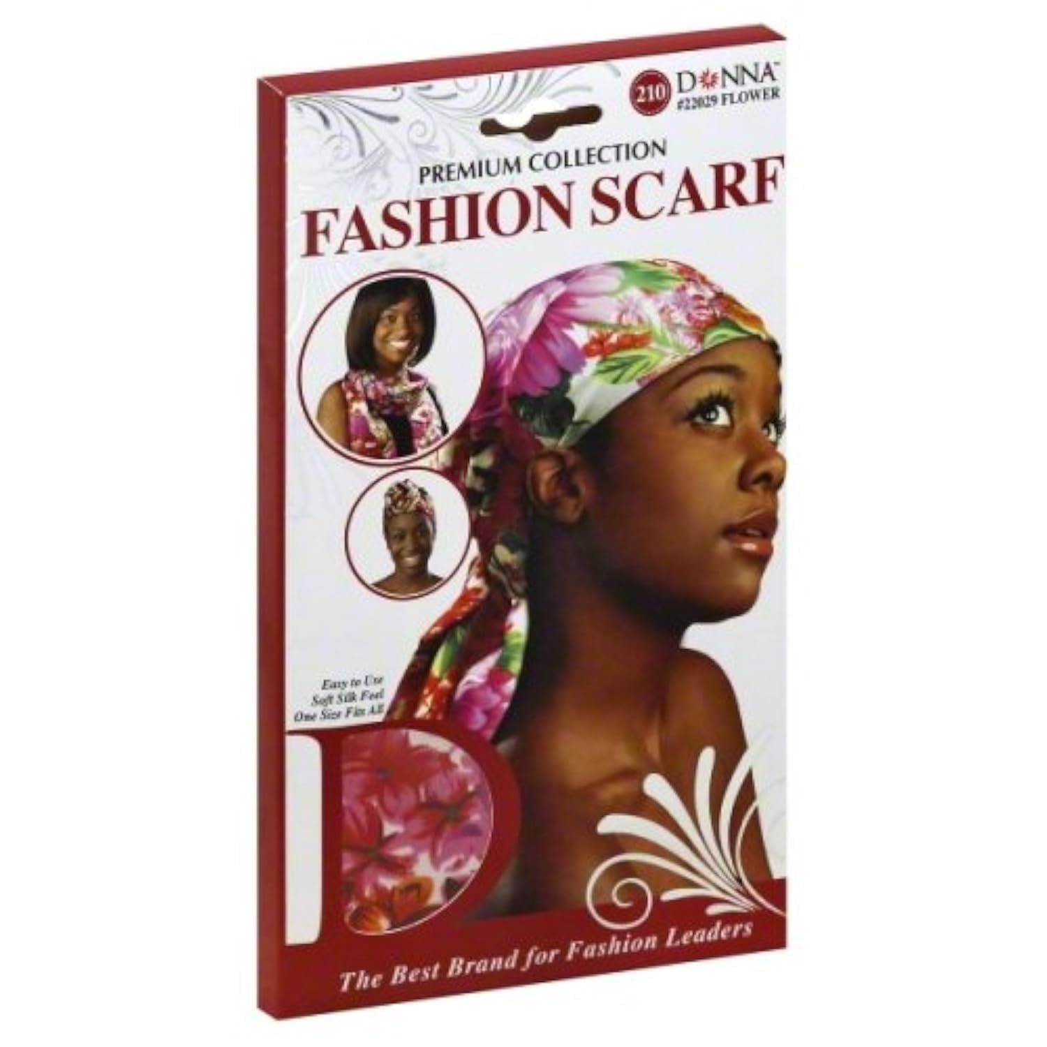 Donna Collection Fashion Scarf Flower Print