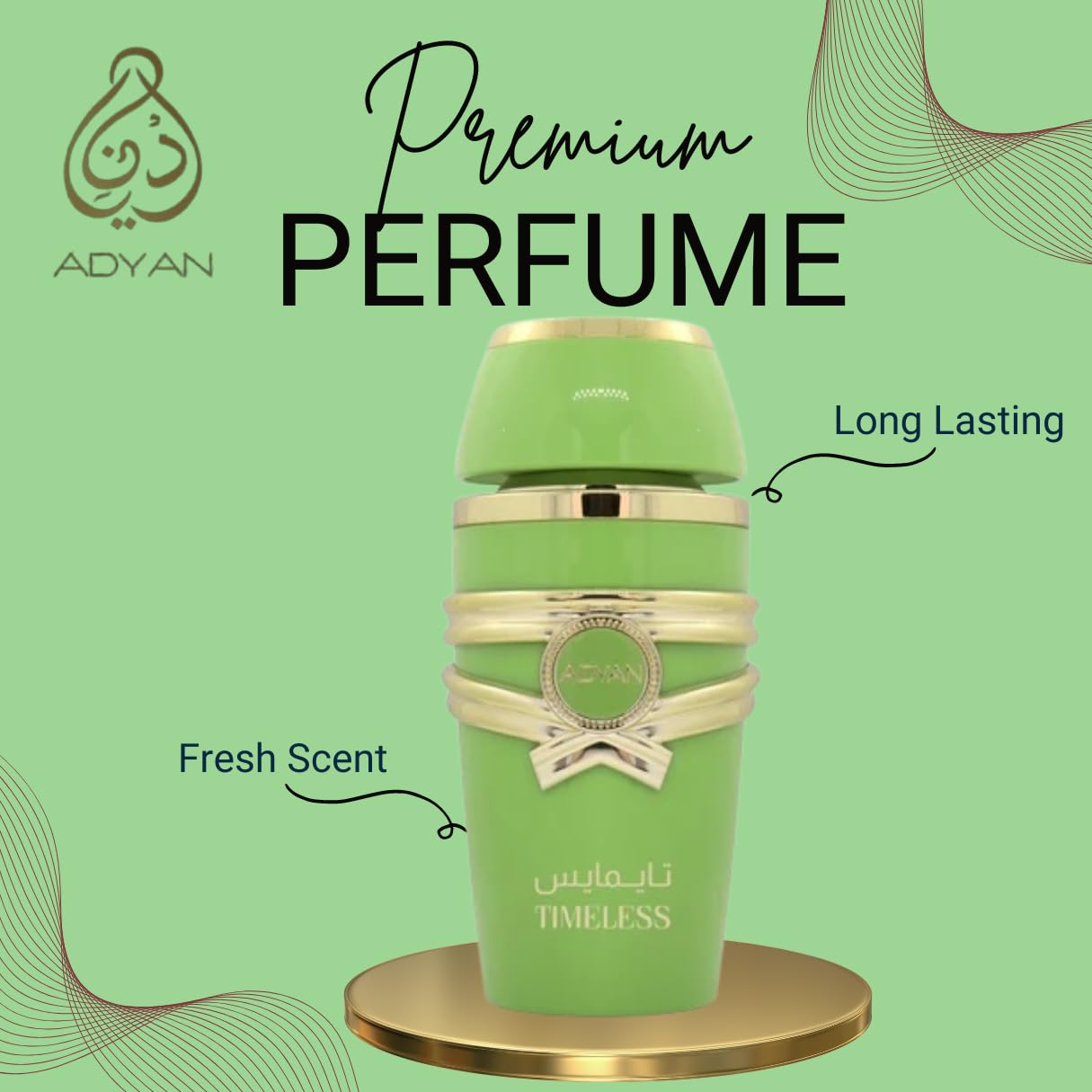 Adyan Timeless Pastels of Arabia By Anfar Extract de Parfum With A Mix of