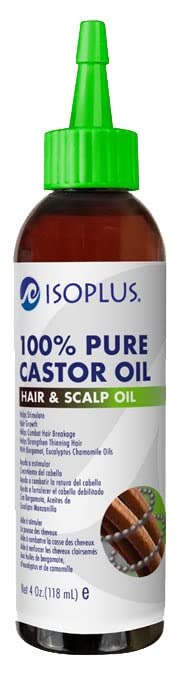 Isoplus 100% Pure Castor Oil Hair Scalp Oil 4 oz