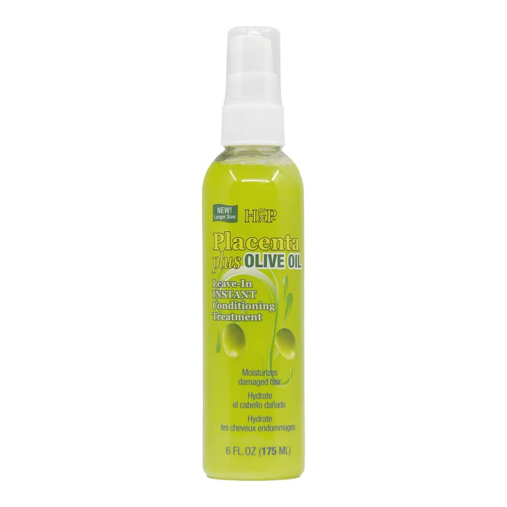 Hask Placenta Plus Olive Oil Leave In Instant Conditioning Treatment 6 oz