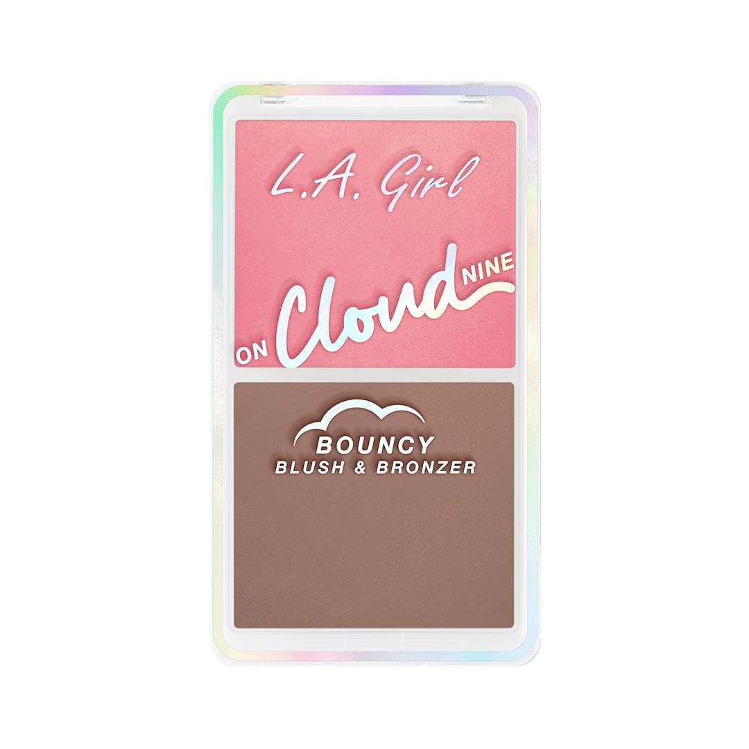 (36-pack) L.A. Girl On Cloud Nine Bouncy Blush & Bronzer, Dreamy Pink GBL498