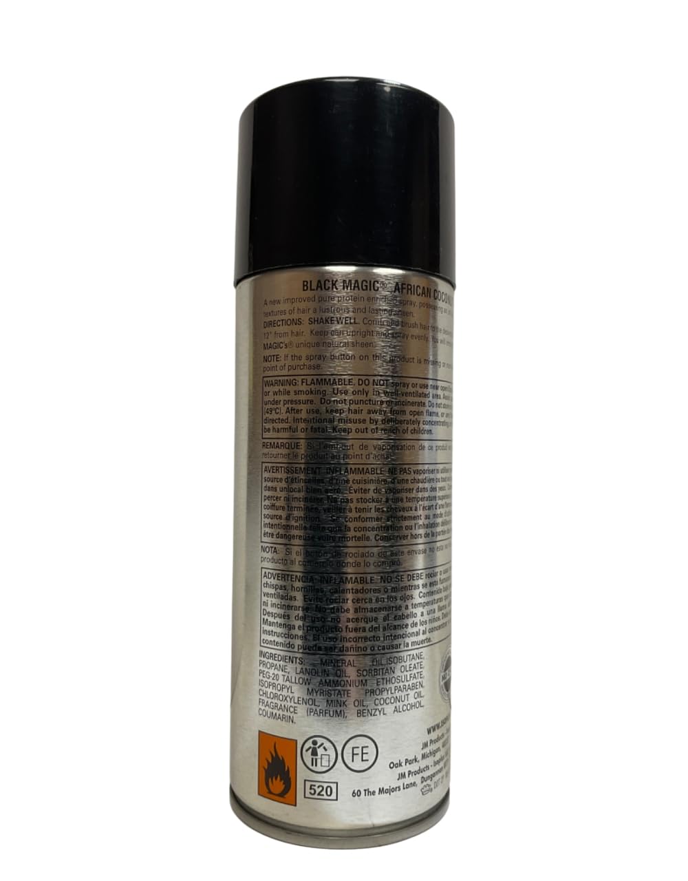 Black Magic Oil Sheen Coconut 10.5 oz