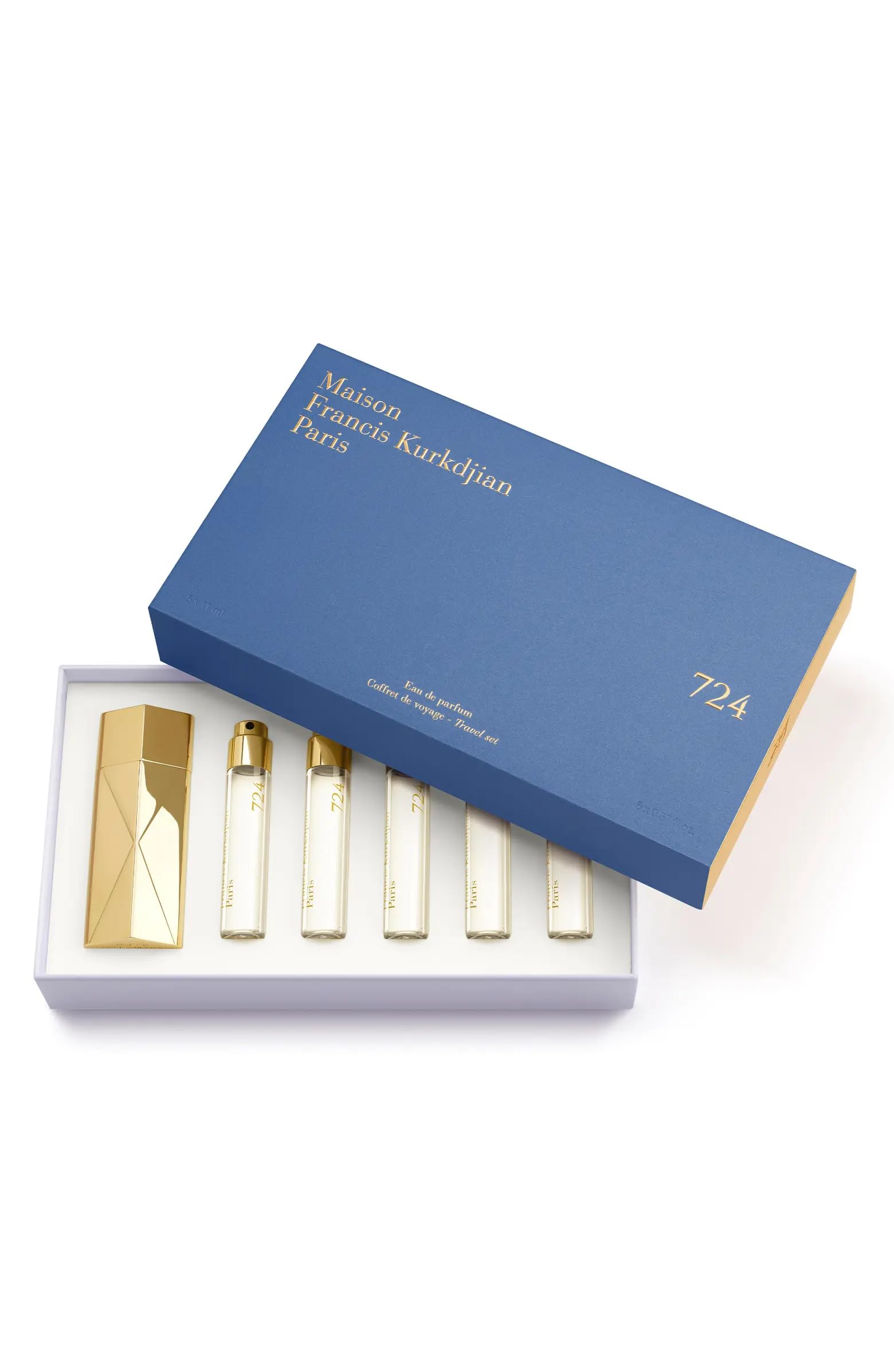 Maison Francis Kurkdjian 724 for Unisex 6 Piece Travel Set Unisex EDP 0.37 oz