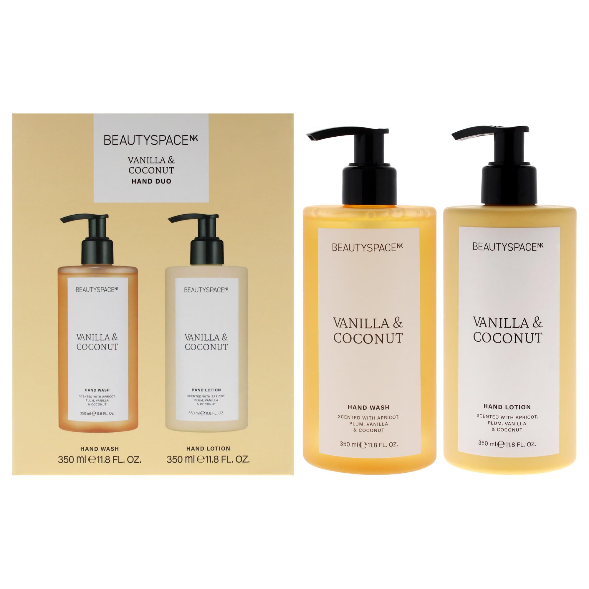 Beauty Space Hand Duo Vanilla and Coconut by Spacenk for 2 Pc Hand Lotion