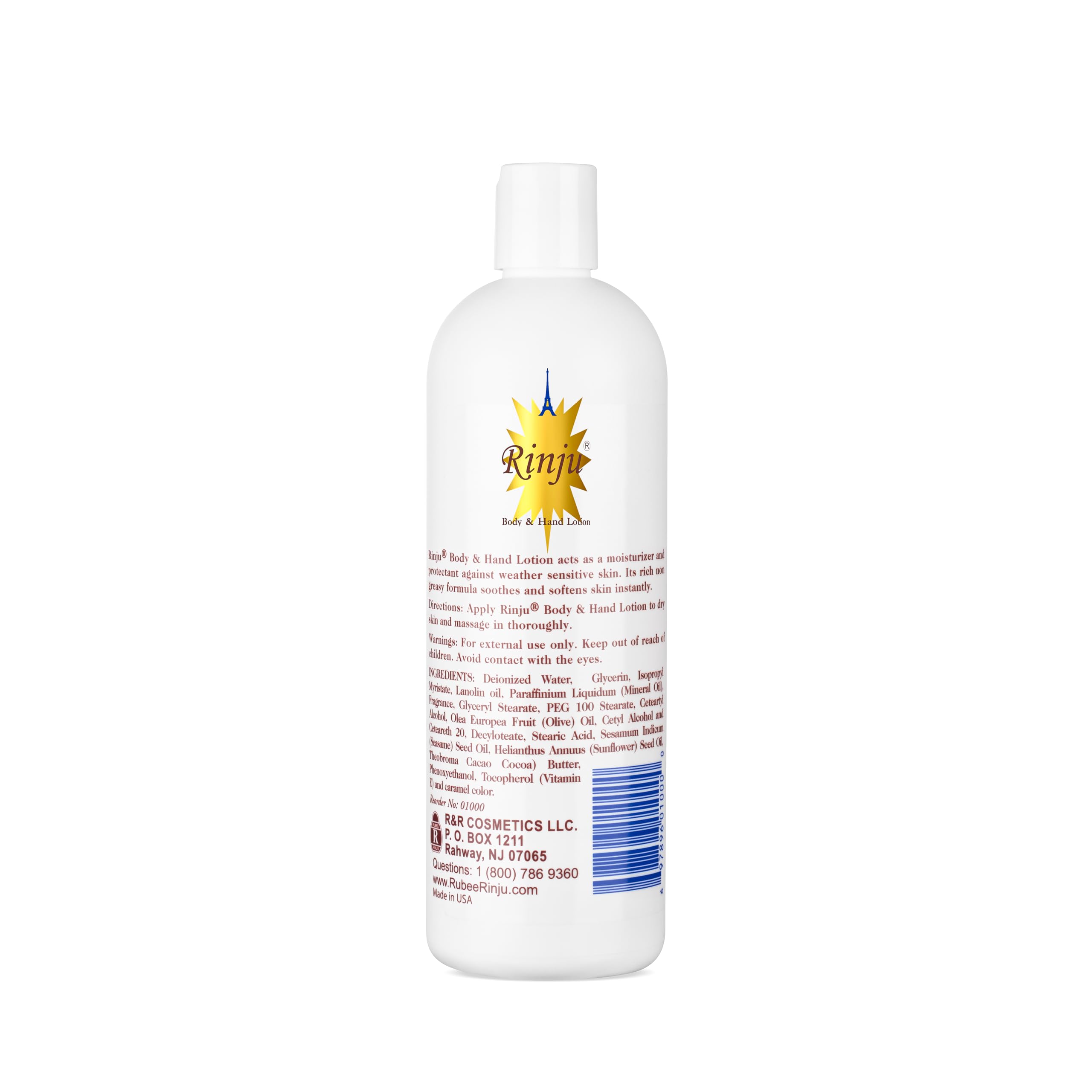 Rinju Body Hand Lotion Non Greasy Lotion Men Enriched With Vitamin E for