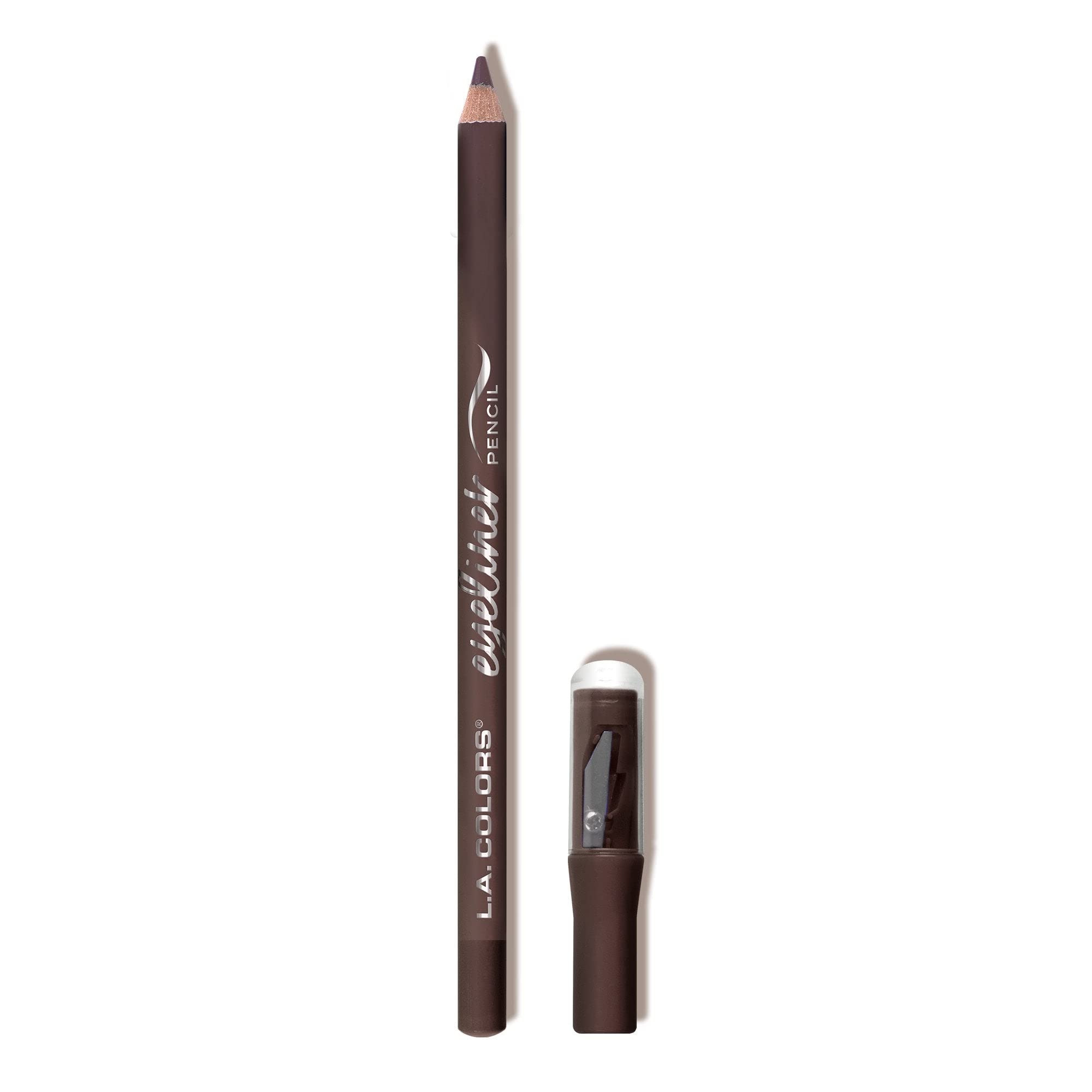 (6-pack) L.A. COLORS On Point Eyeliner Pencil W/Sharpener, Brown CP627