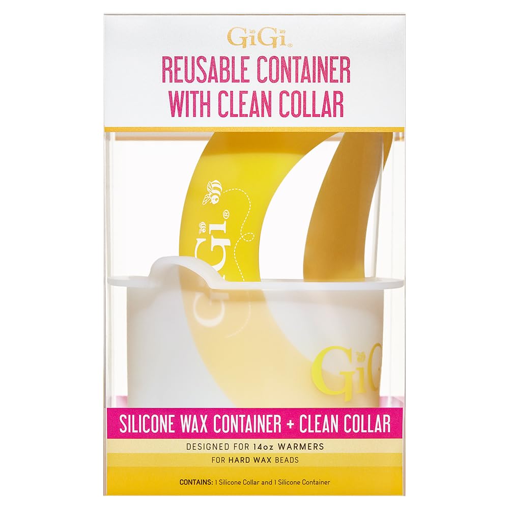 Gigi Reusable Container With Clean Collar Silicone Wax Pot Liner for Wax Warmer