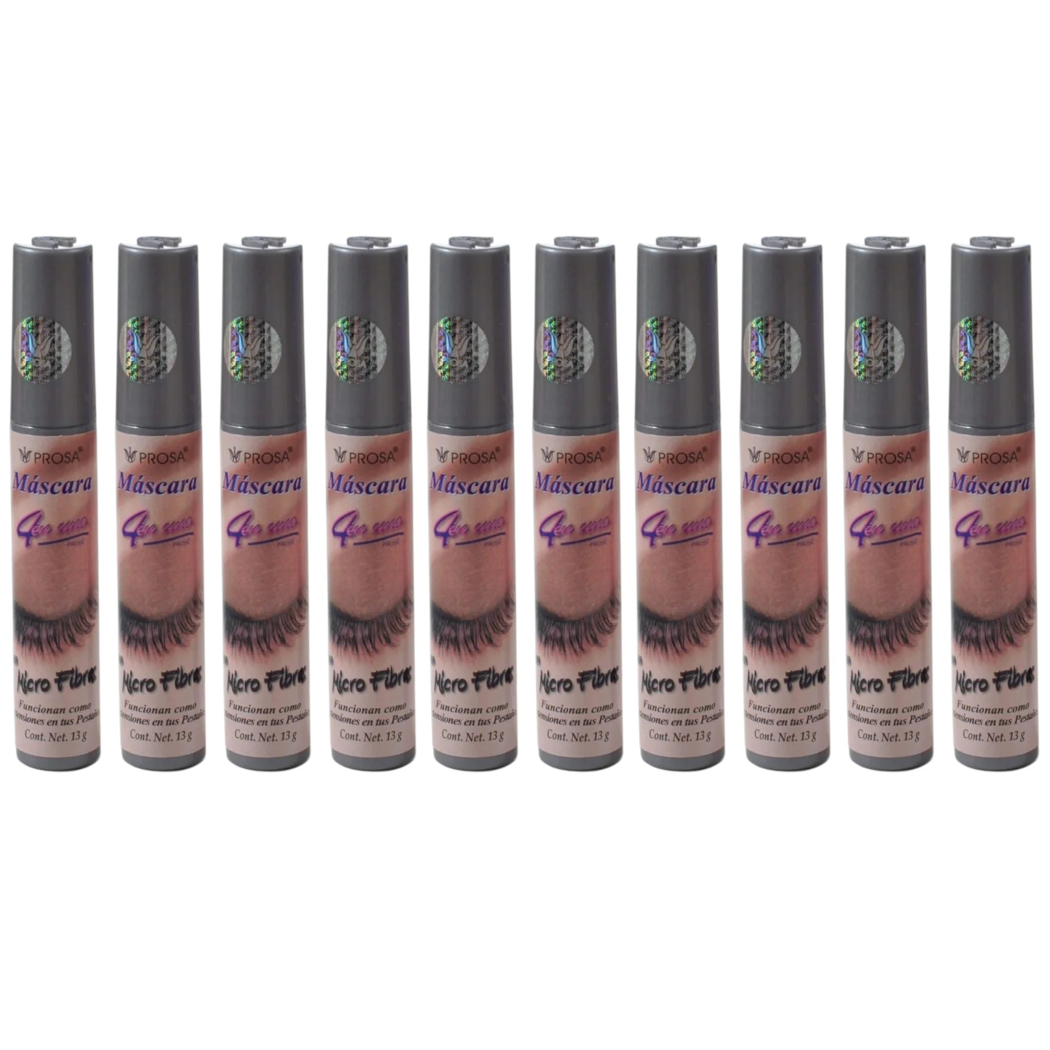 (10-pack) Prosa 4 In 1 Micro Fiber Mascara