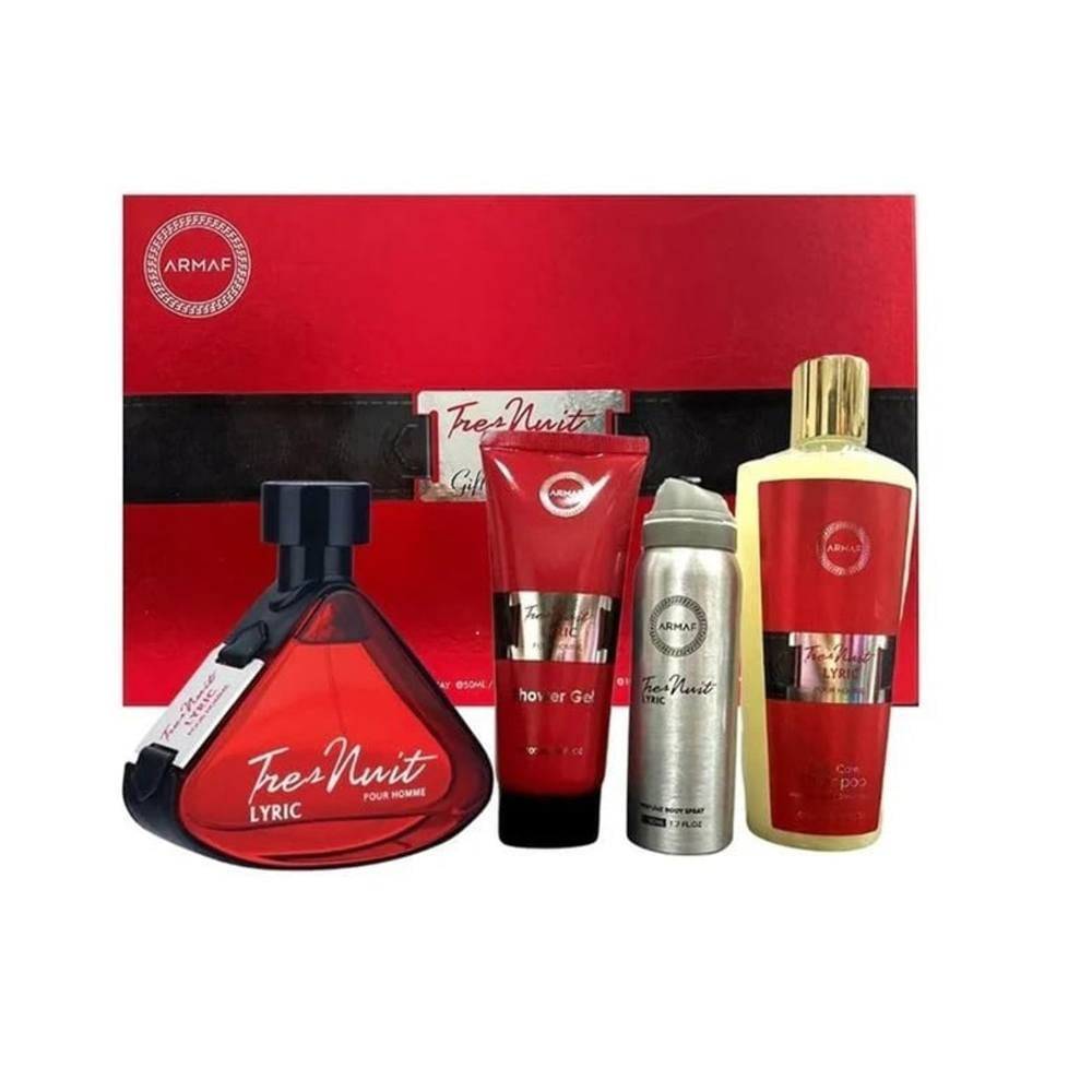 Armaf Tresnuit Lyric +3.4bl+1.7deo+8.4shampoo For Men EDP Spray 3.4 oz