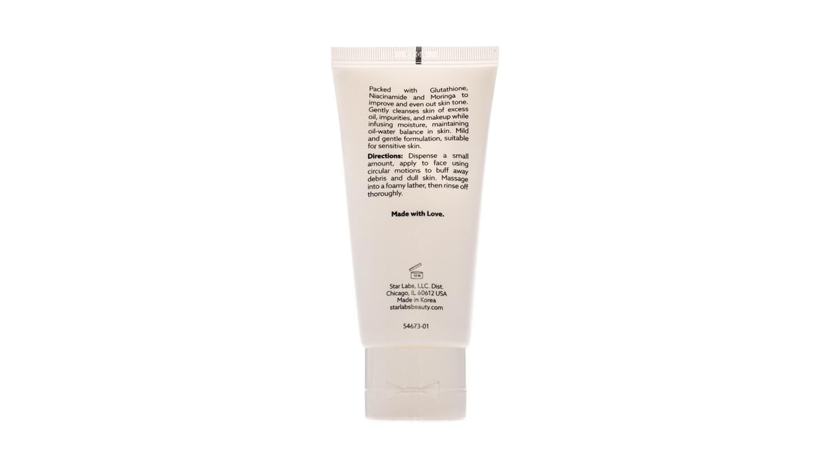 Hansi Naturals Korean Sunni Star Bright Foam Cleanser 2.7fl Oz. Glutathione