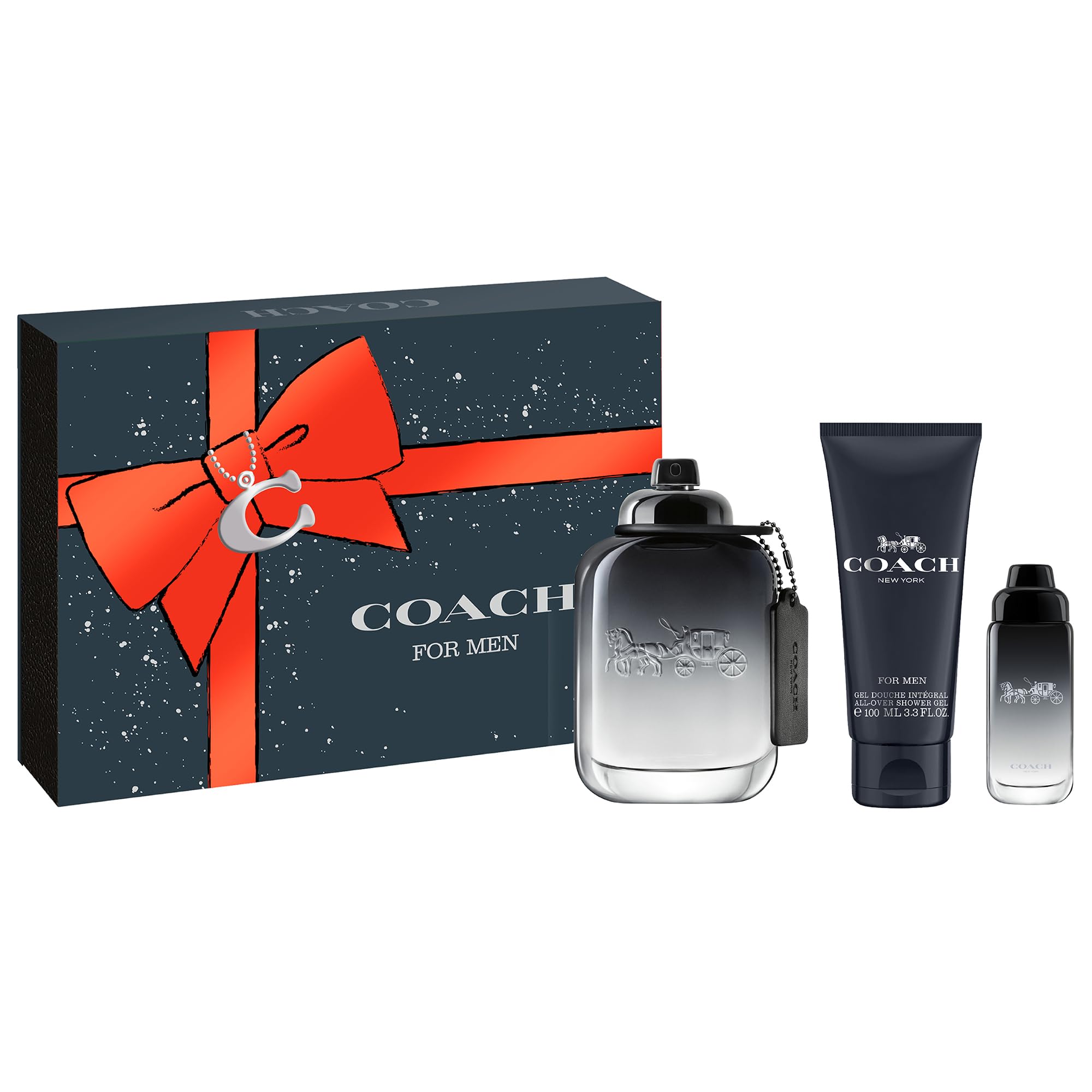 [Set] Coach Man 3.4 M + 3.4 S/g+ France 6pcs Bybox EDT 15 ml