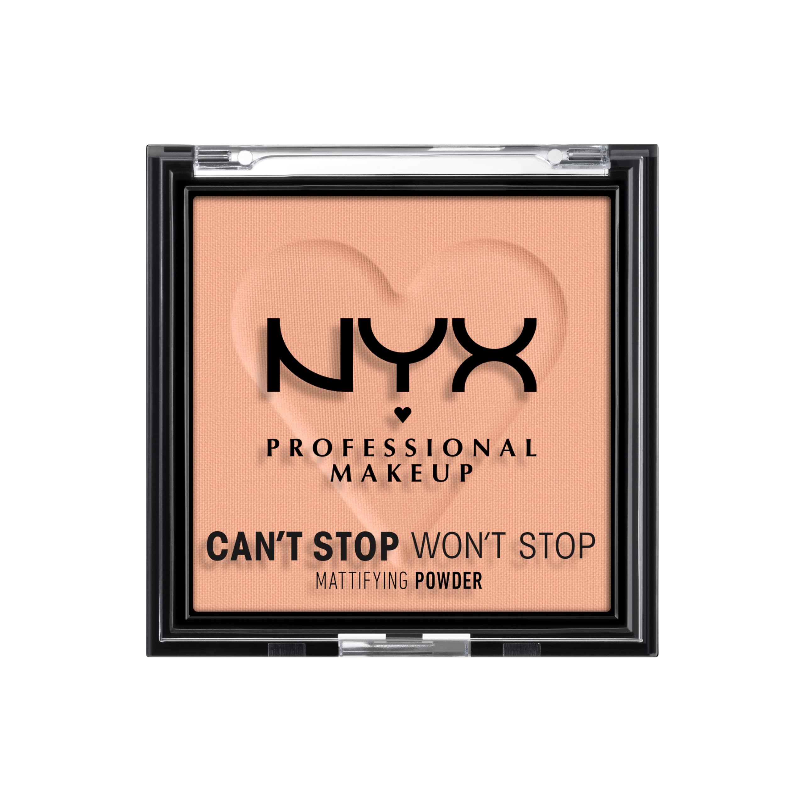 (12-pack) NYX PROFESSIONAL MAKEUP Can't Stop Won't Stop Mattifying Pressed Powder - Bright Peach