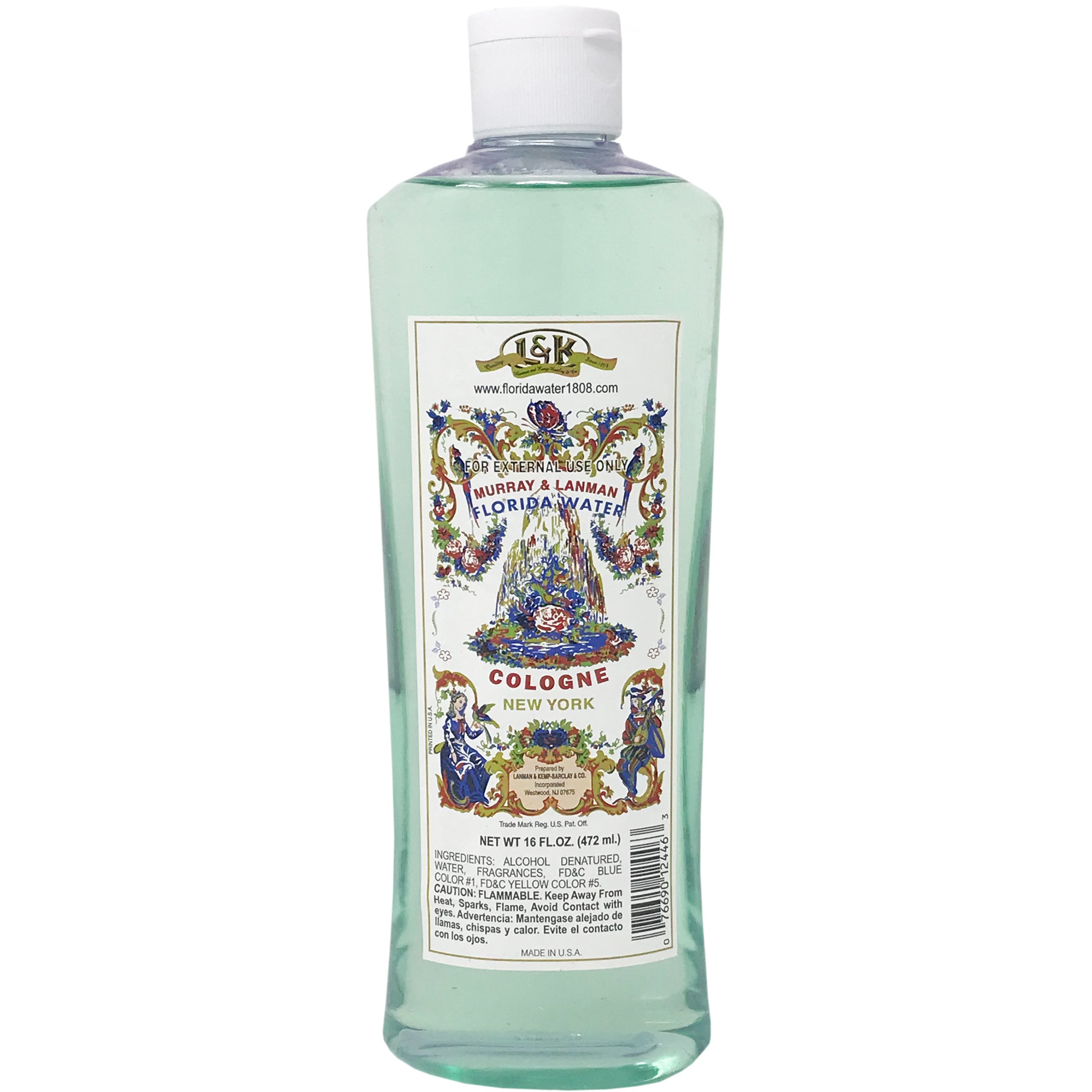 Murray Lanman Florida Water 16 Fluid Ounce