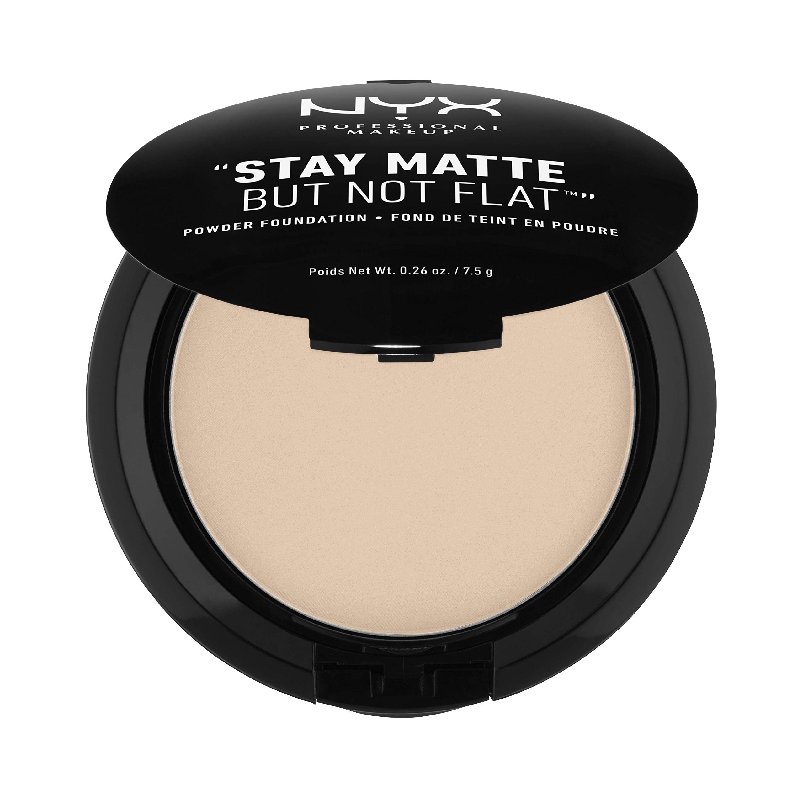 (12-pack) NYX Stay Matte But Not Flat Powder Foundation Nude