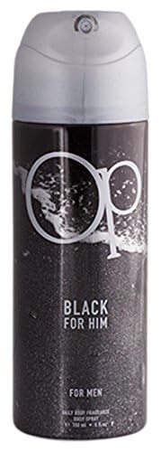 Ocean Pacific Black 5.0 M Usa Body Mist