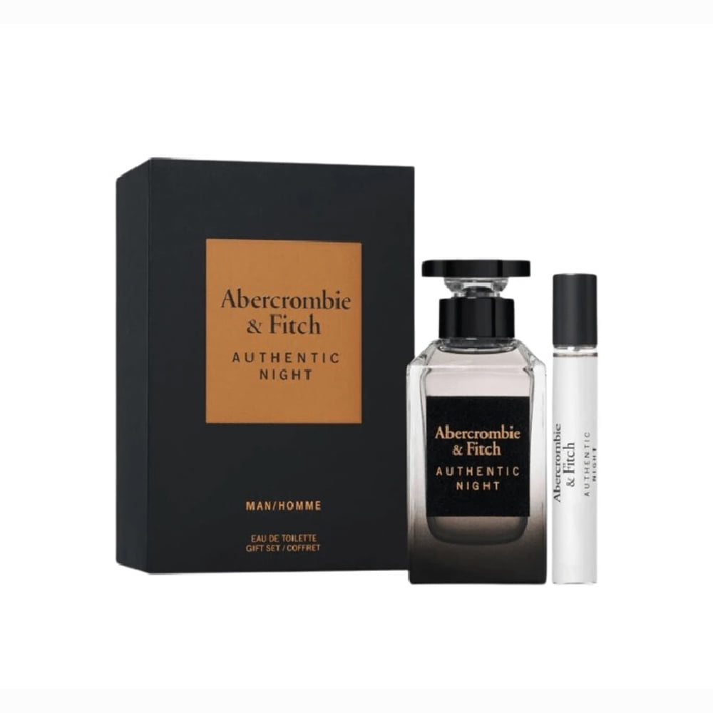 [Set] Abercrombie Authentic Night 3.4 M + Usa 12pcs Bybox EDT 15 ml