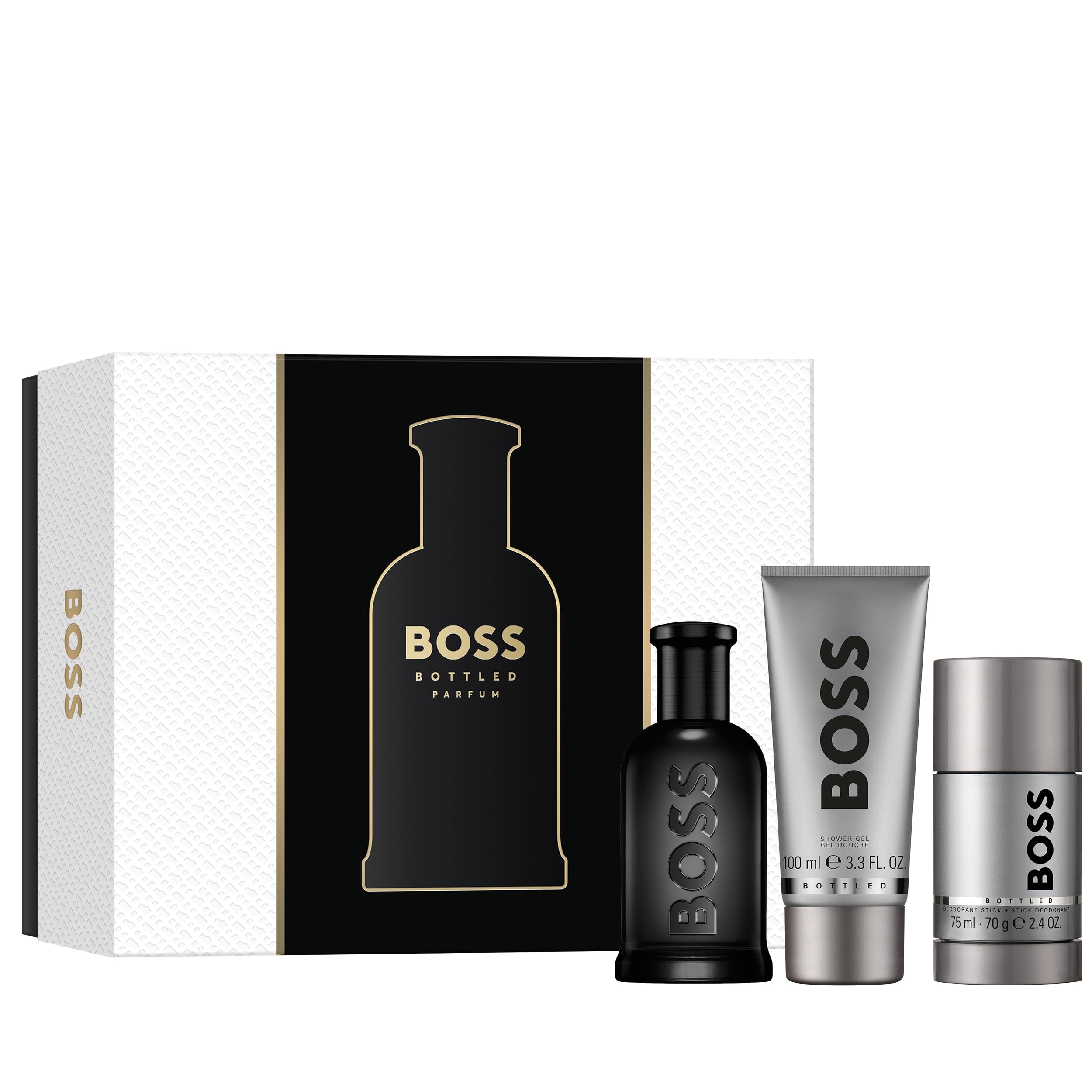 [Set] Hugo Boss Bhgm2 3 Piece Boss Bottled Parfum For Men