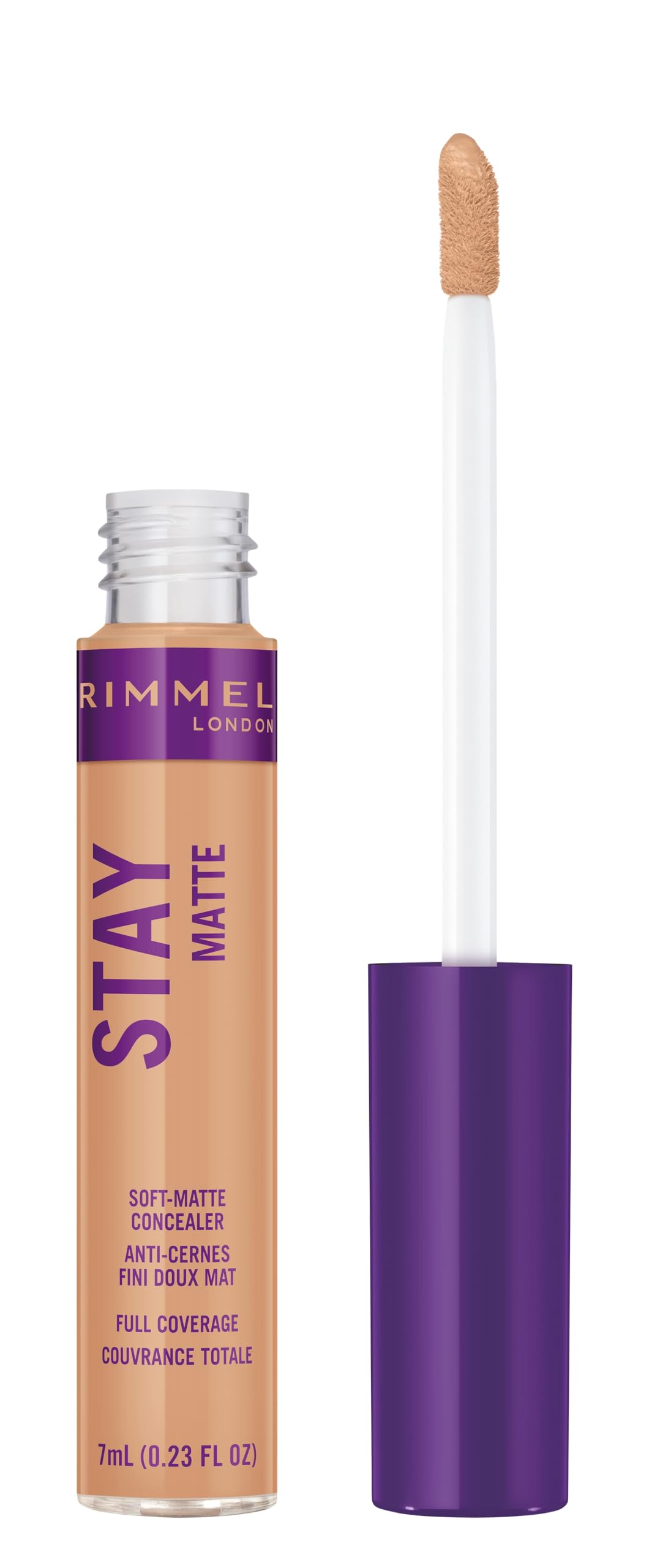 (8-pack) Rimmel London Stay Matte - 210 Shell - Concealer, 24-Hour Wear, Shine Control, Fights Free Radicals, 0.23oz