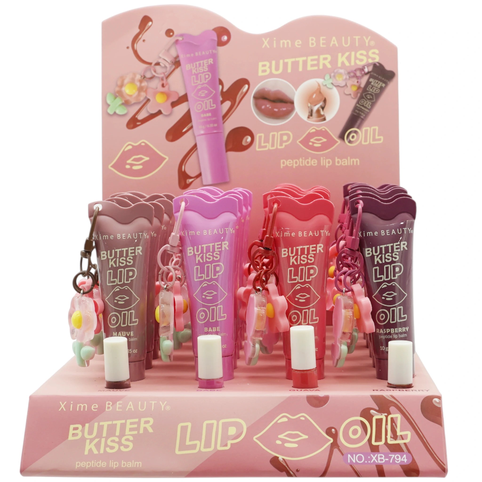 (24-pack) Xime Beauty Butter Kiss Lip Oil