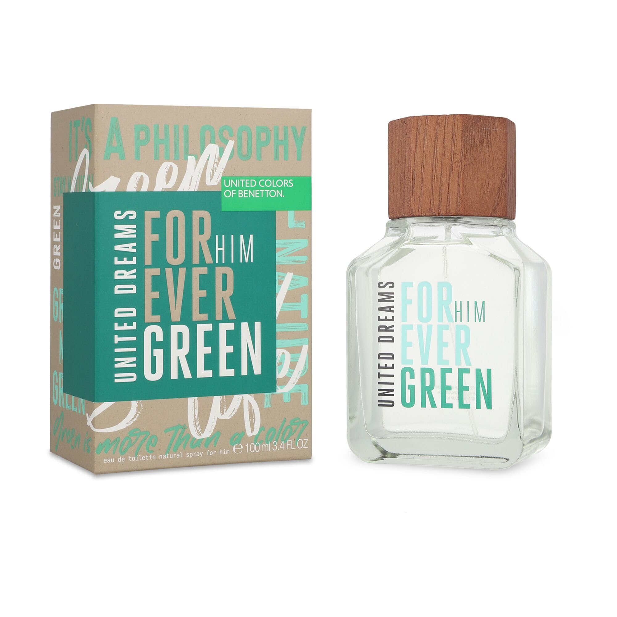 Benetton Forever Green 3.4 M Spain 12pcs Bybox EDT
