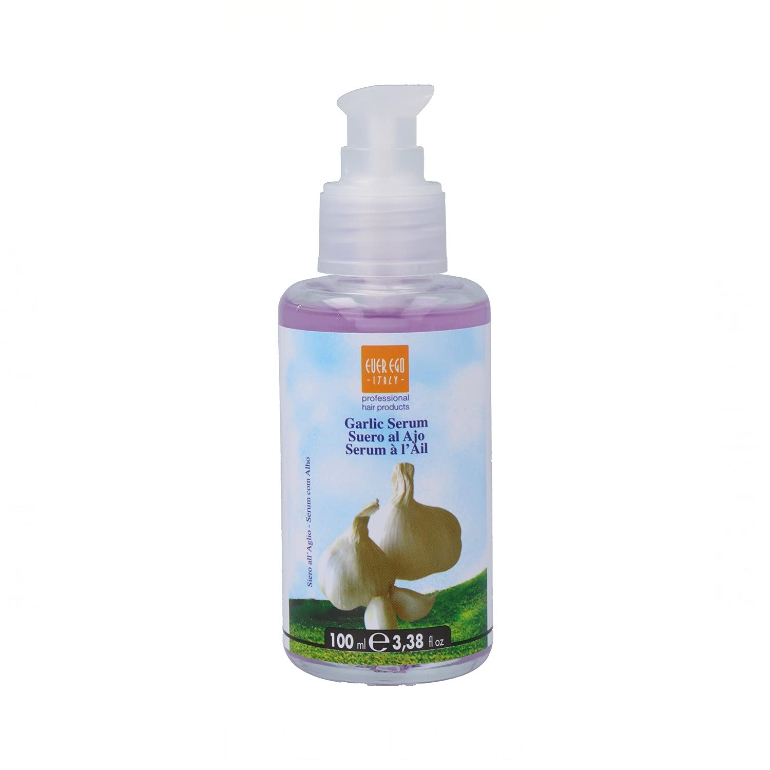 Ever Ego Italy Garlic Serum for Damaged Bleached or Colored Hair . 3.38 oz