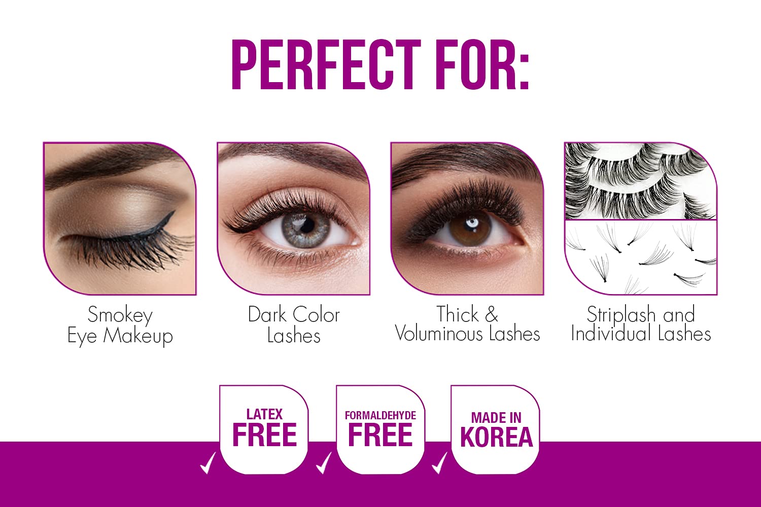 Duo Quick Set Strip Lash Adhesive Dark Tone Quick Drying Long Lasting Water