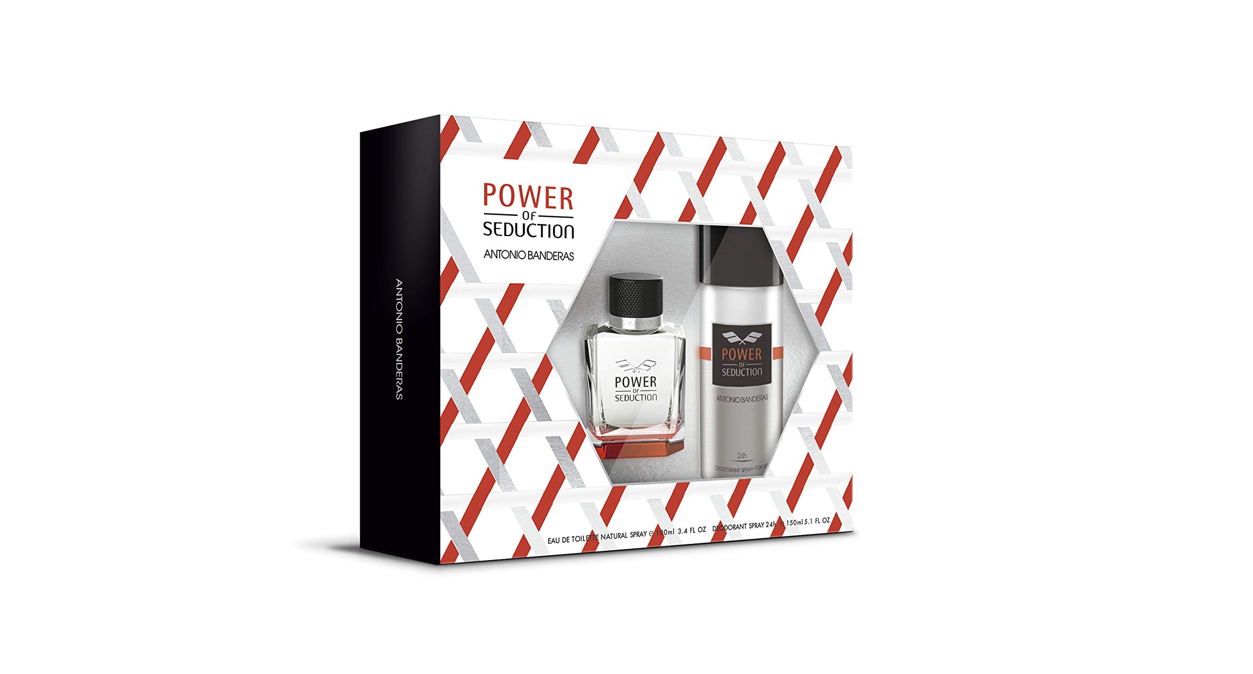 [Set] Antonio Banderas Power of Seduction 2 Piece Set For Men EDT 3.4 oz