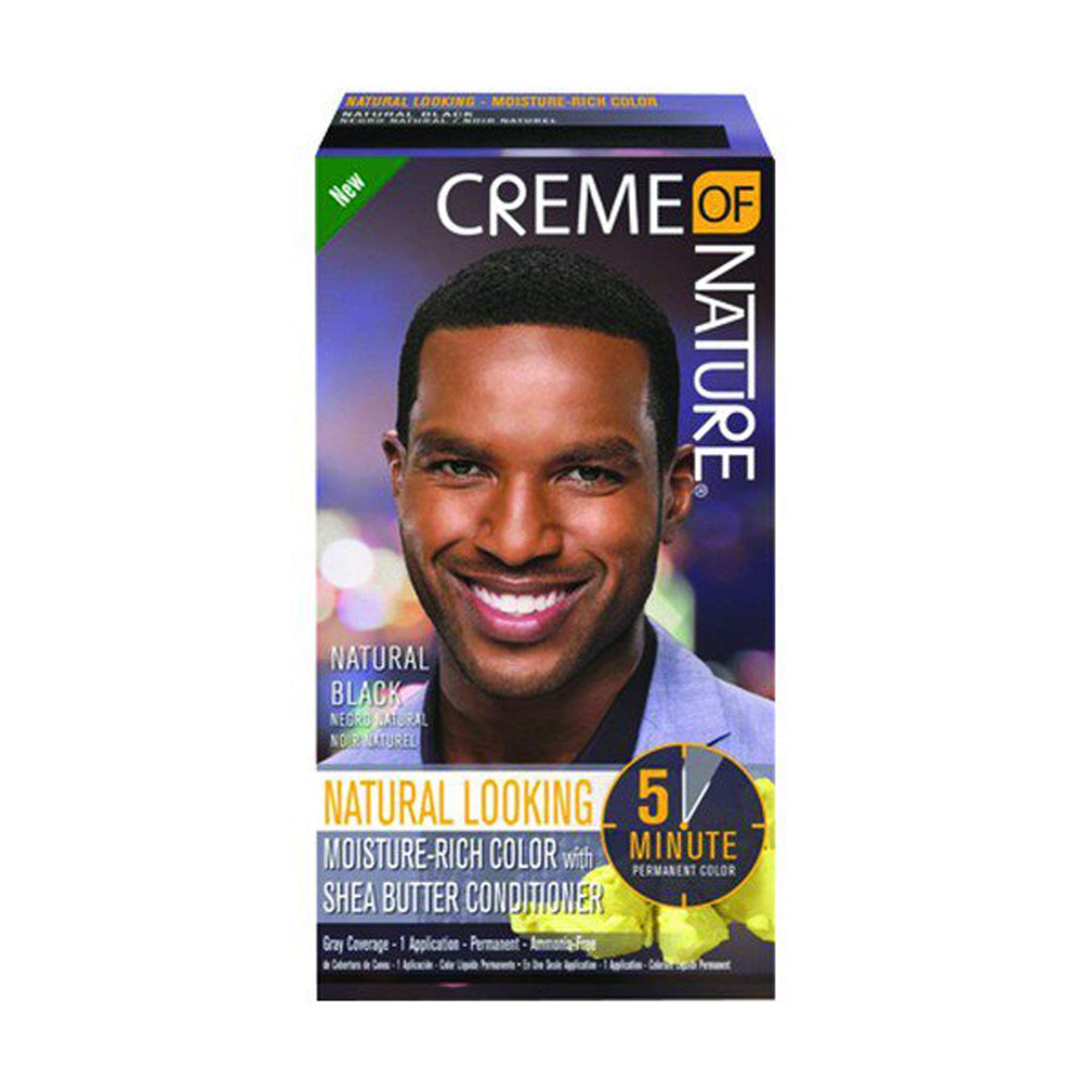 Creme of Nature Natural Looking Hair Color With Shea Butter Conditioner Fast