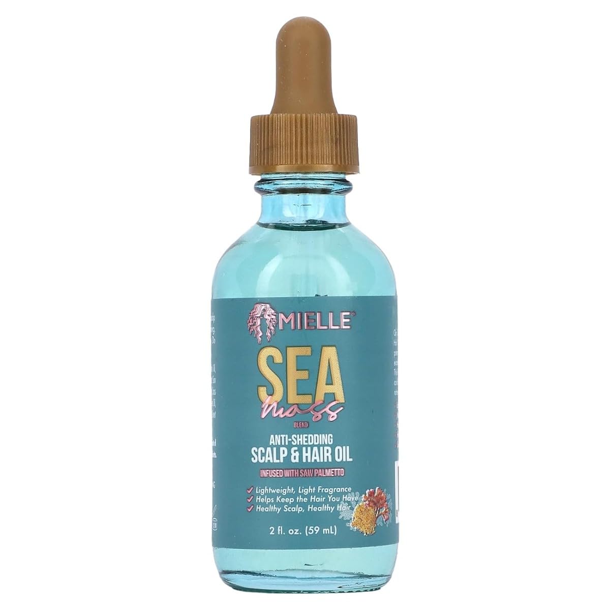 Mielle Sea Moss Anti Shedding Scalp Hair Oil 2 Fl Oz