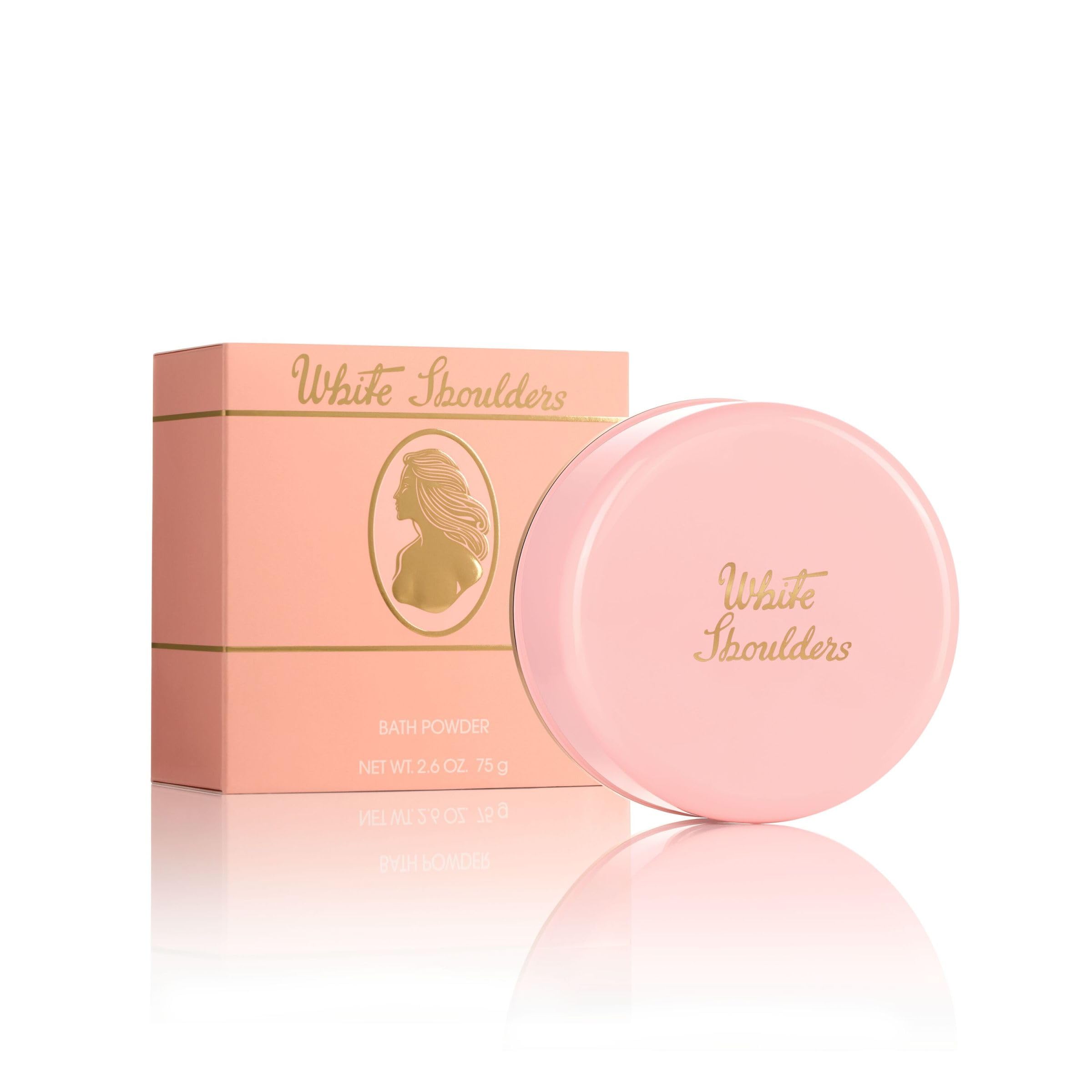 Evyan White Shoulders Bath Powder