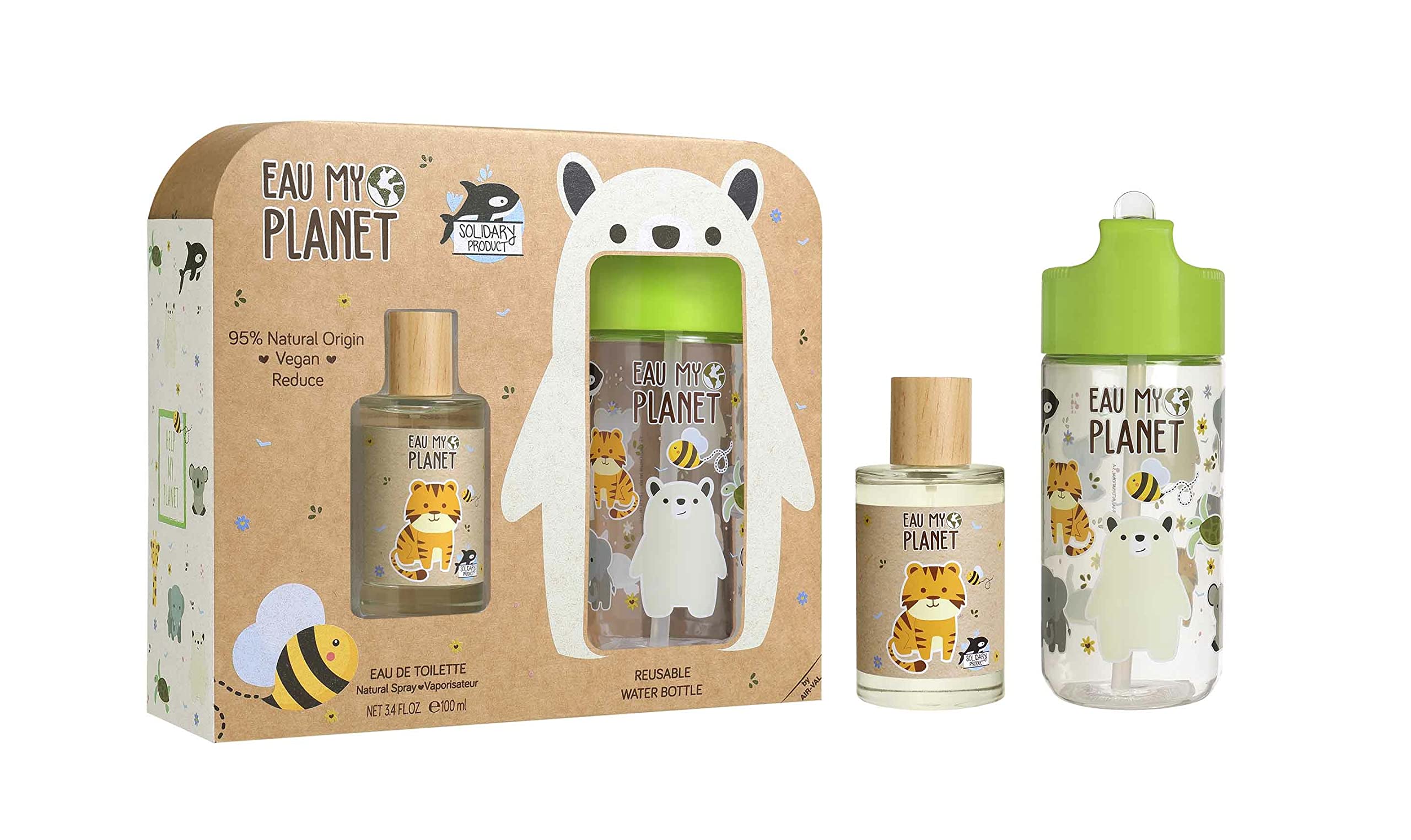 [Set] Air Val Eau My Planet 3.4 + Rausable Water Bottle EDT