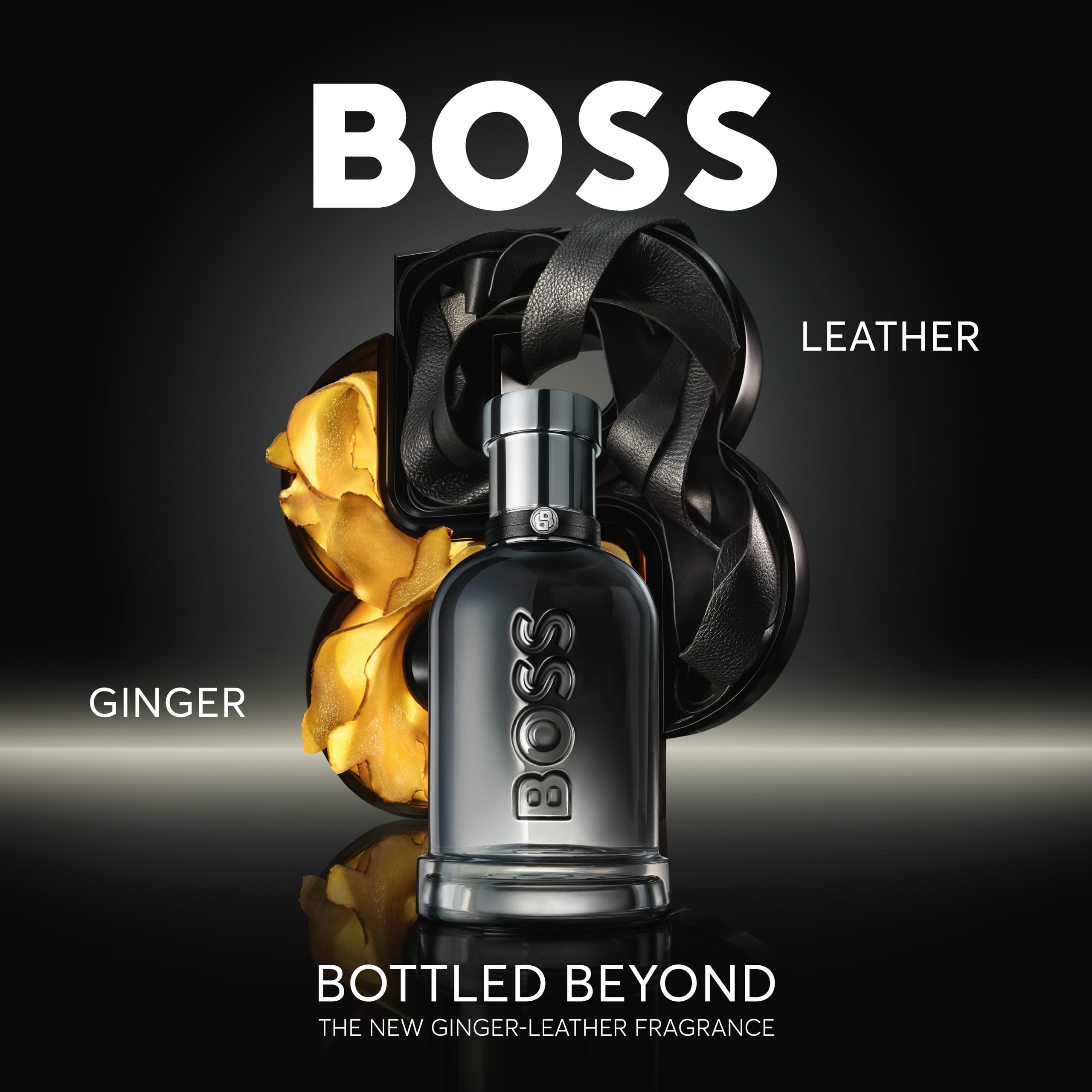 [Set] Hugo Boss Bottled Beyond 3 Piece Shower Gel Travel With Notes of Ginger Leather
