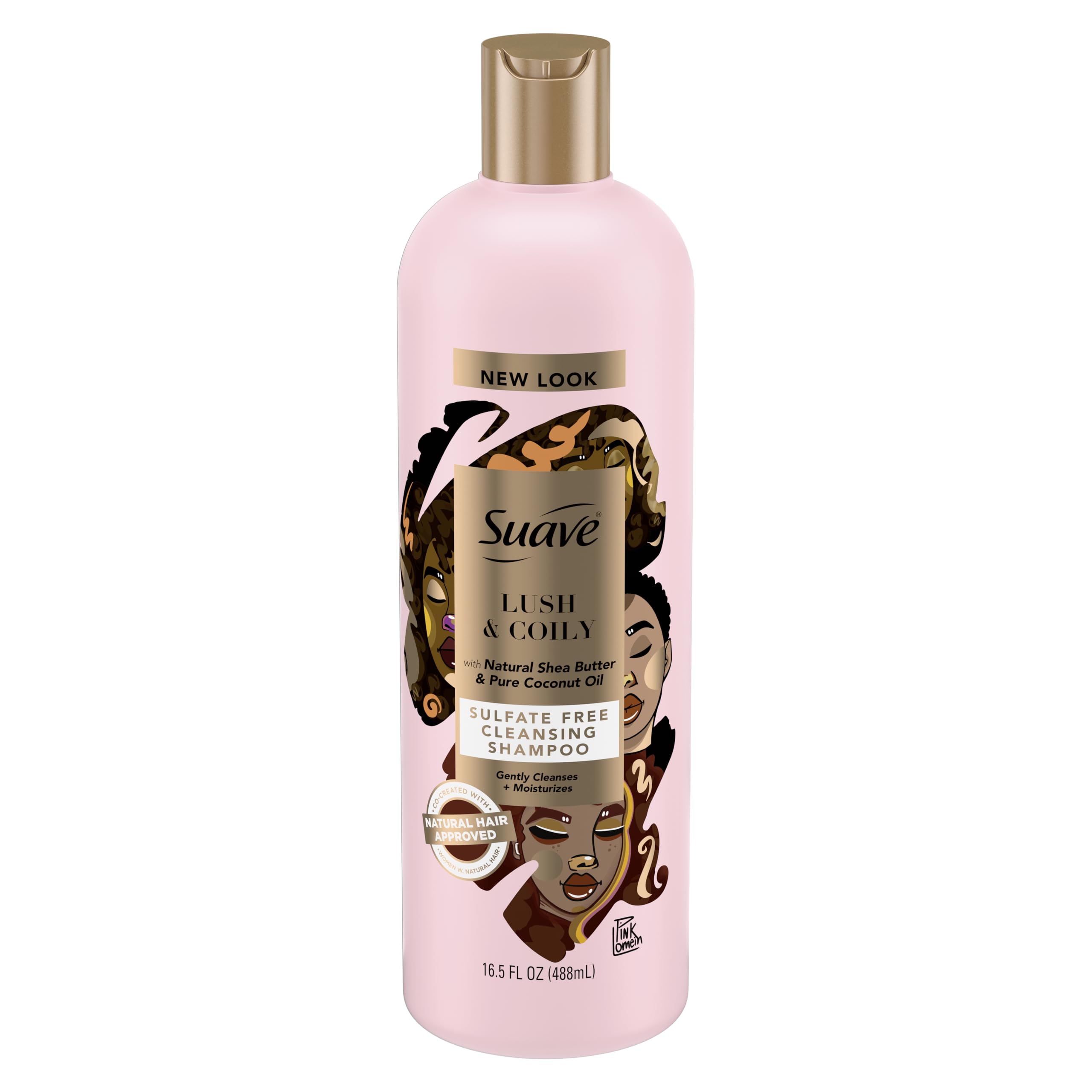 Suave Professionals Natural Shea Butter Pure Coconut Oil Sulfate Free Cleansing