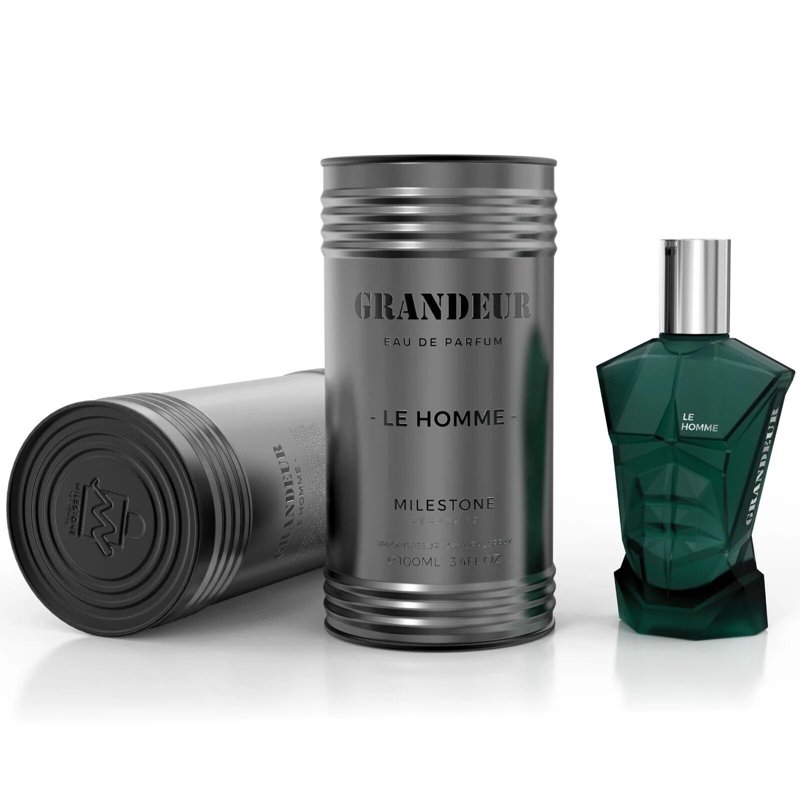 Milestone Perfumes Grandeur Le Homme 3.4 Fl Oz / For Men EDP 100 ml