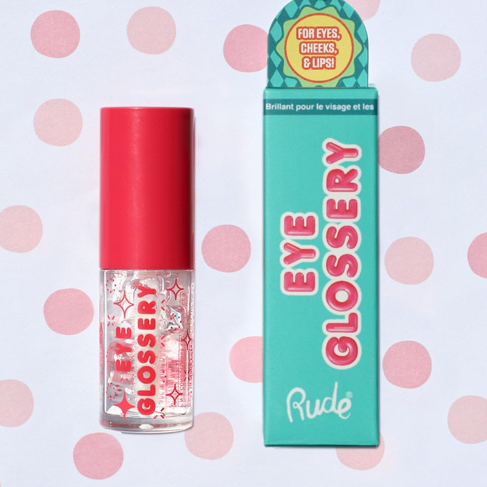 (12-pack) Rude Eye Glossery Liquid Gloss - Non-sticky, Long-lasting, Dewy Finish