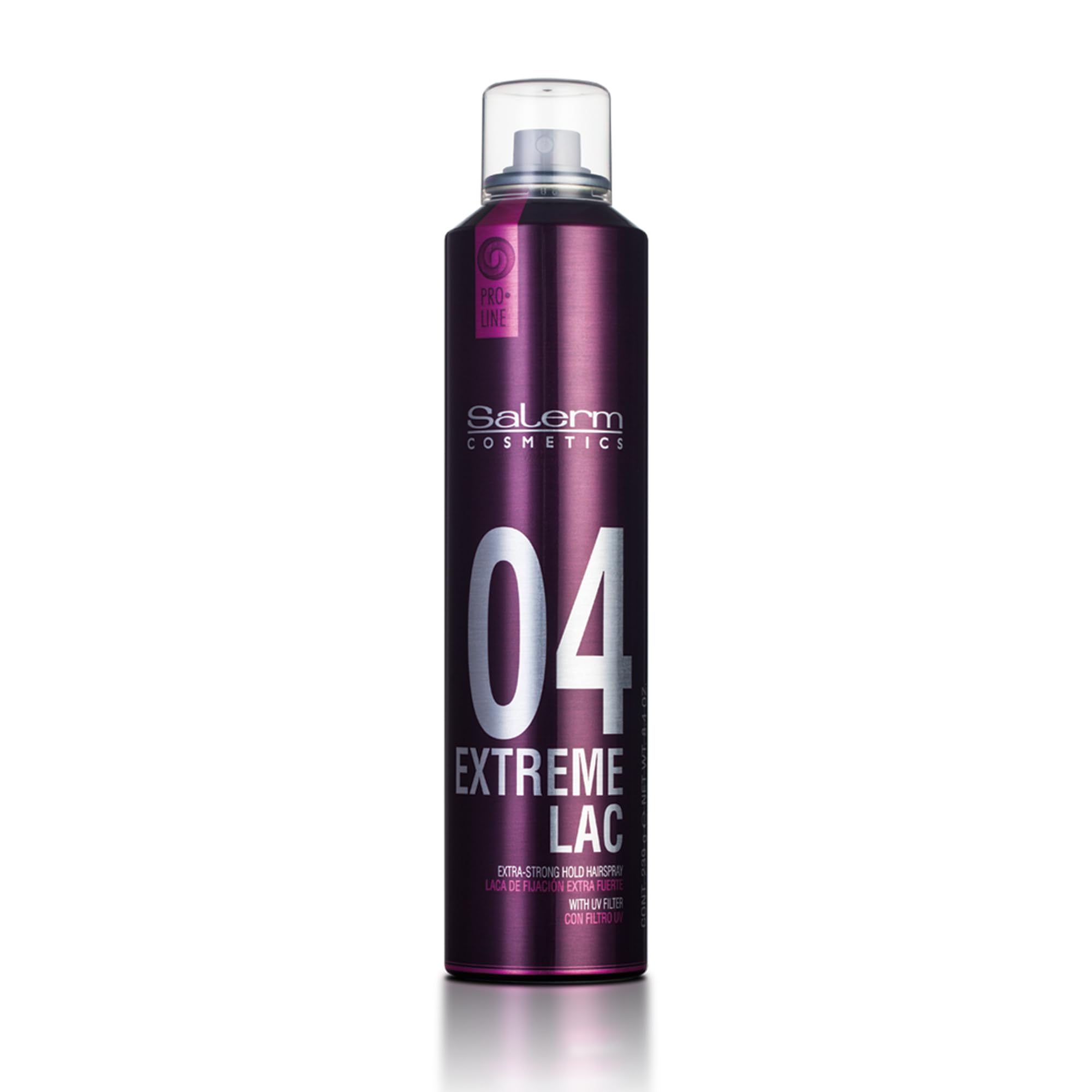 Salerm Pro Line 04 Extreme Lac Extra Strong Hold Hairspray 8.4 oz