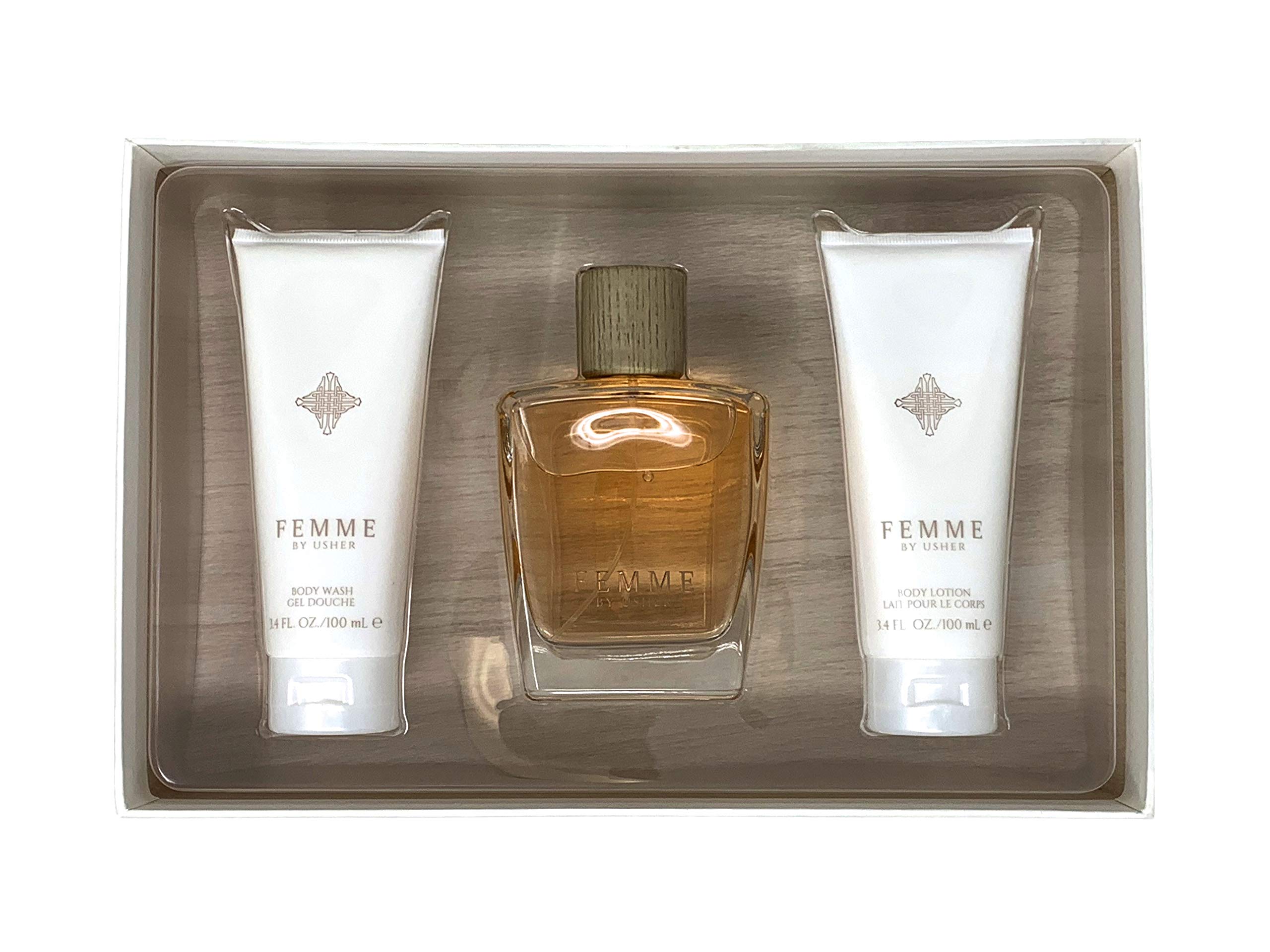 [Set] Usher Femme L 3 Pc For Women EDP