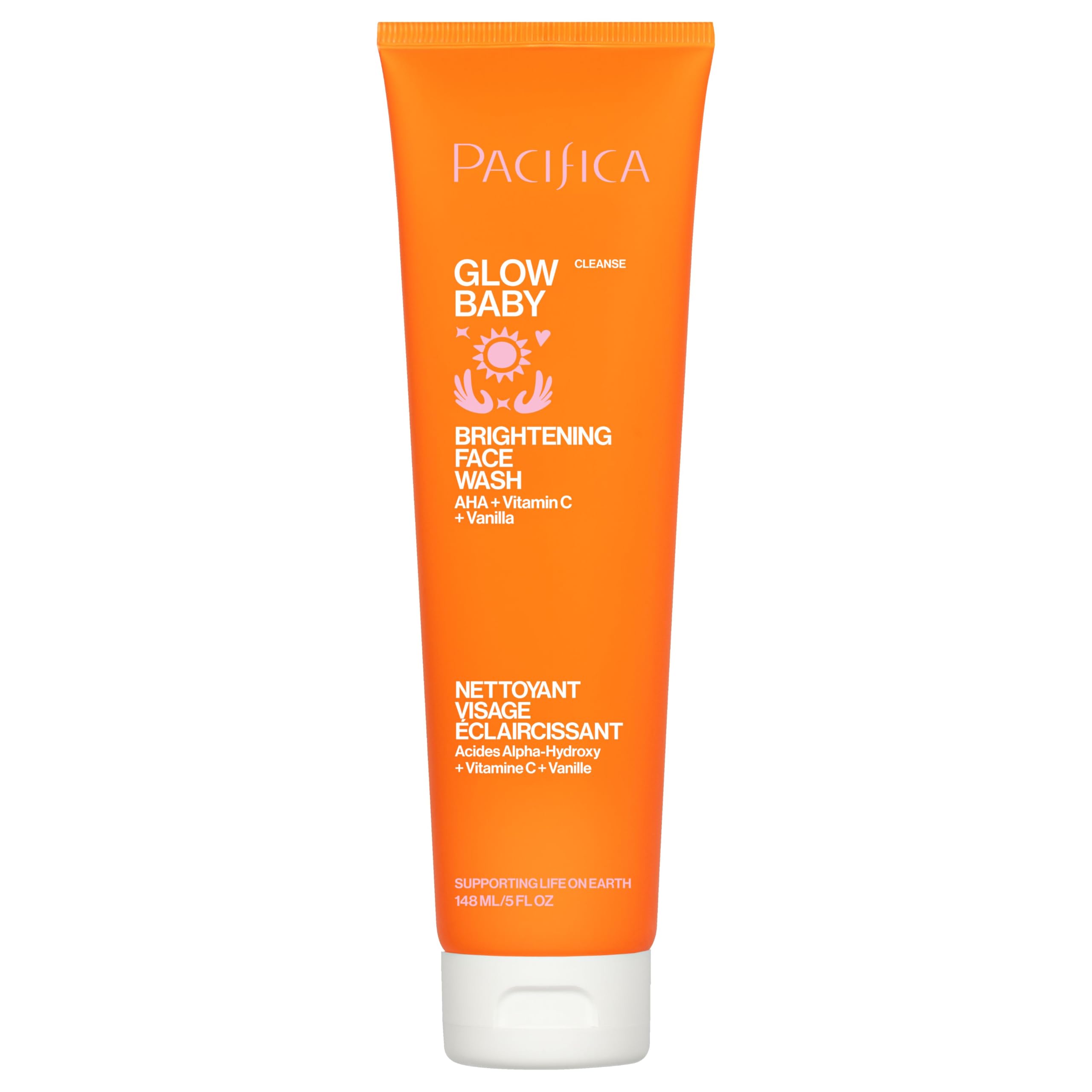 Pacifica Glow Baby Brightening Face Wash 5 oz